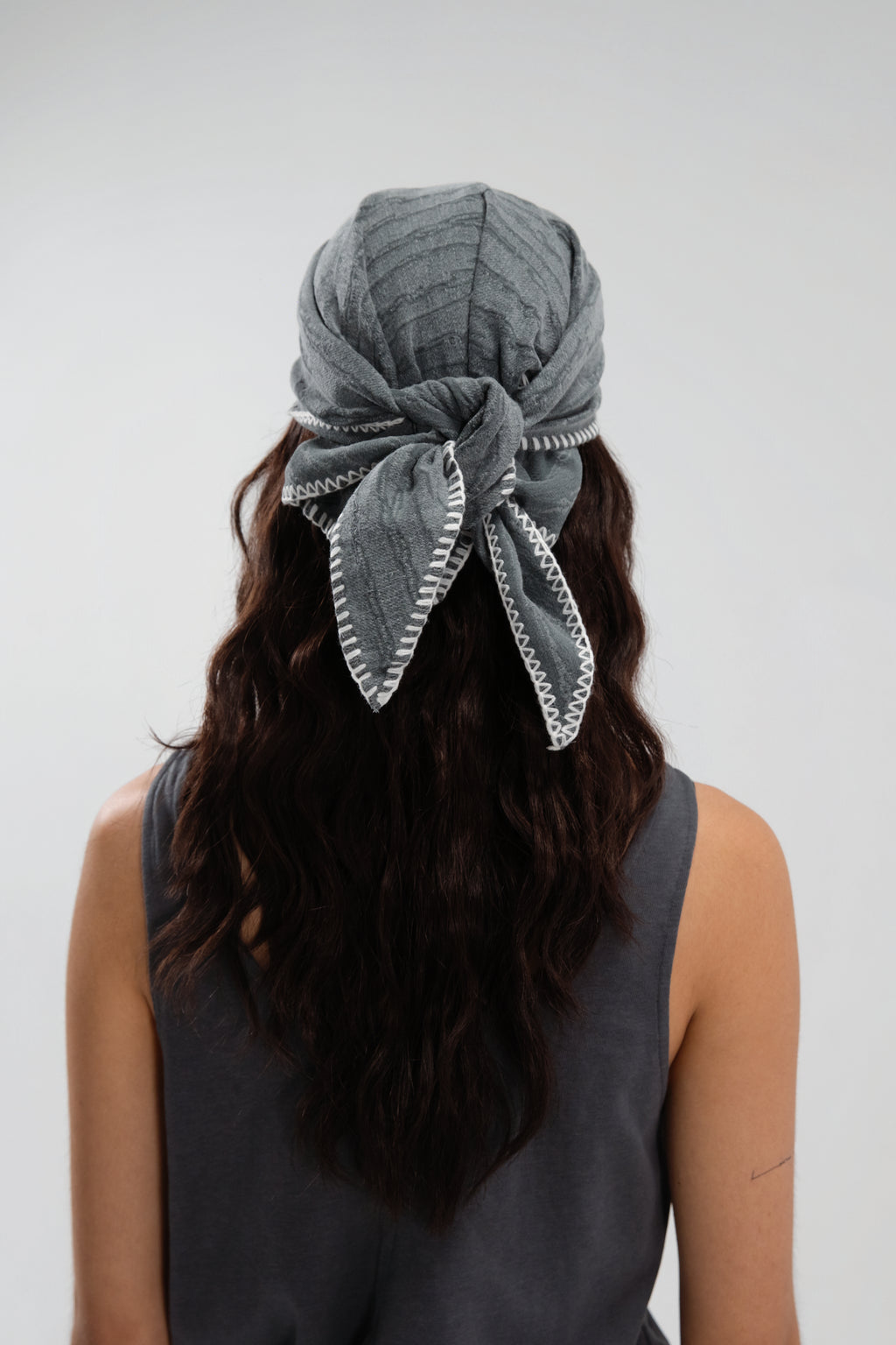 Small Tri Scarf (Aged Teal)