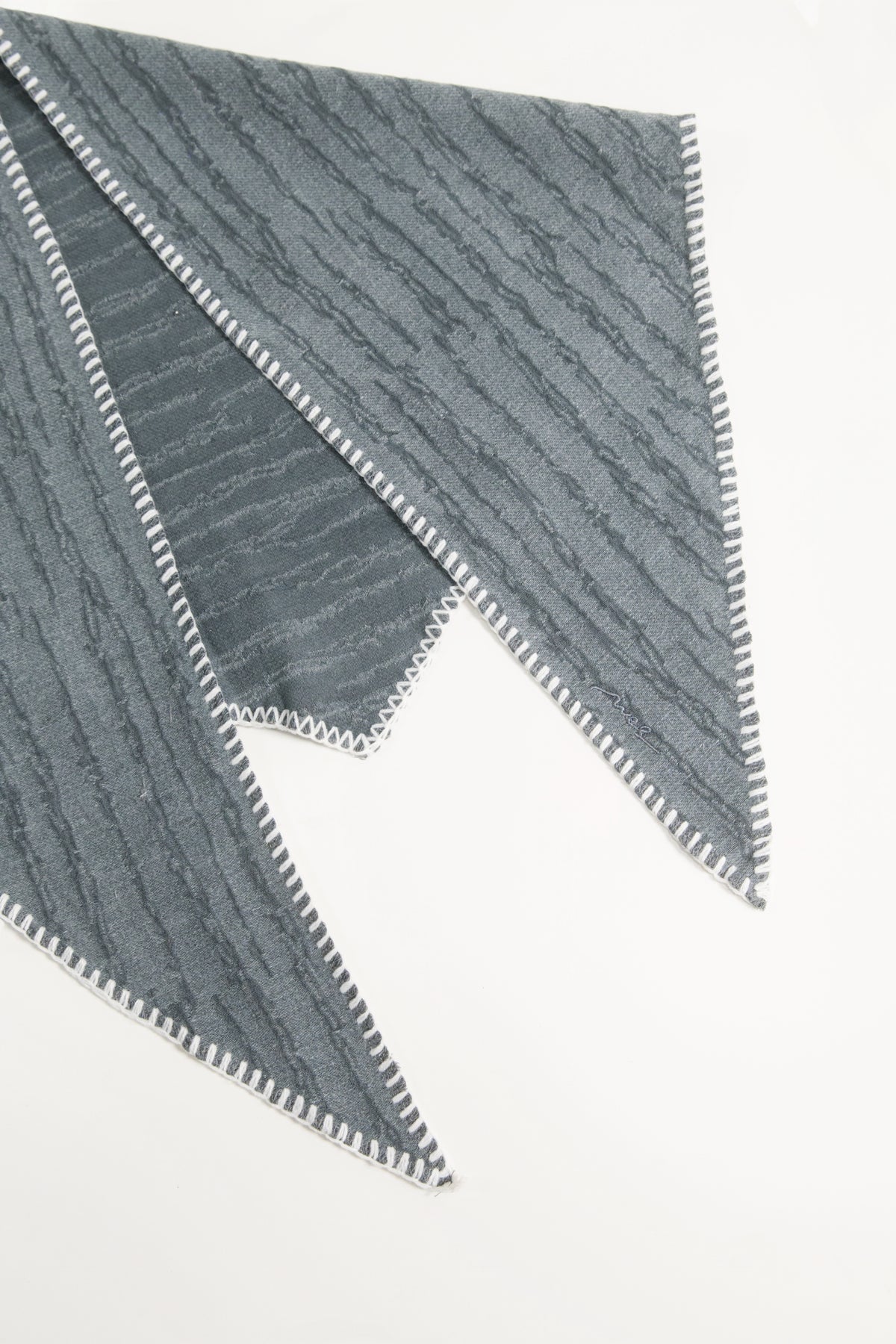 Small Tri Scarf (Aged Teal)