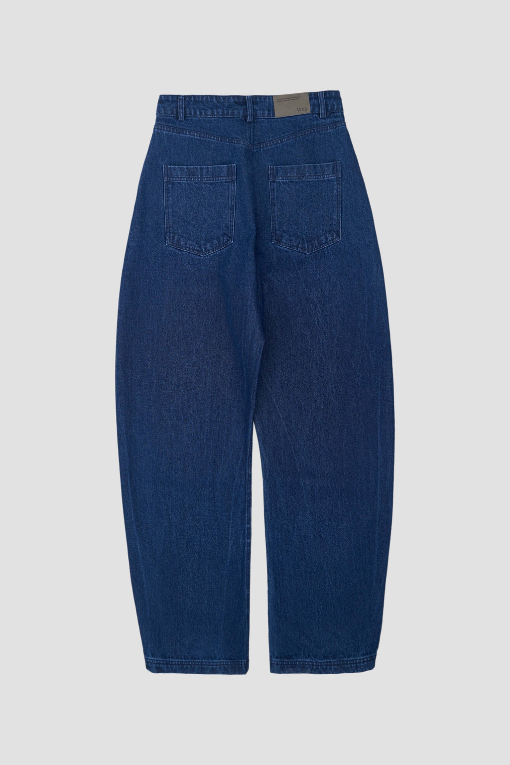 Classic - Gender Neutral Curved Leg Denim (Deep Blue +4cm)