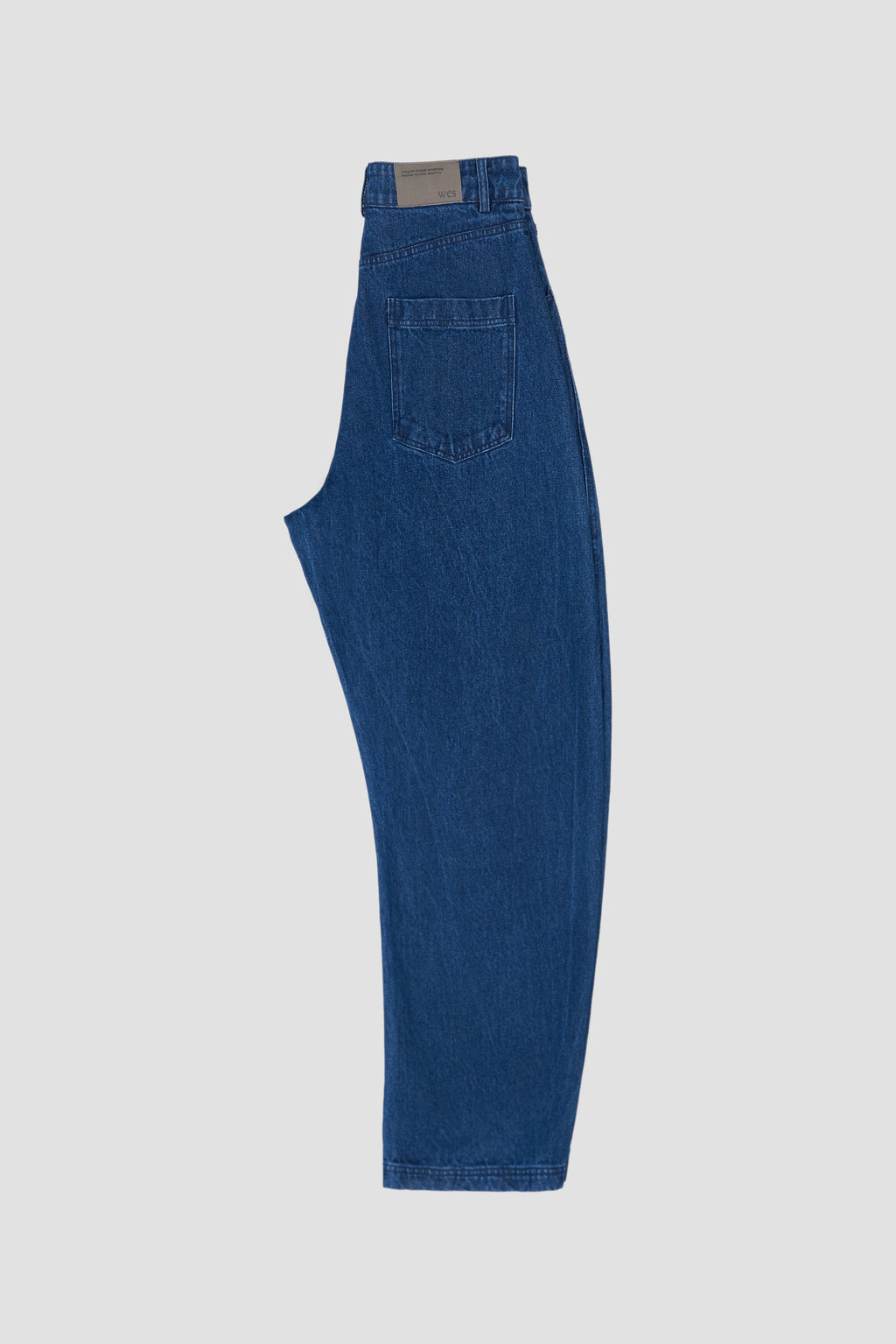 Classic - Gender Neutral Curved Leg Denim (Deep Blue +4cm)