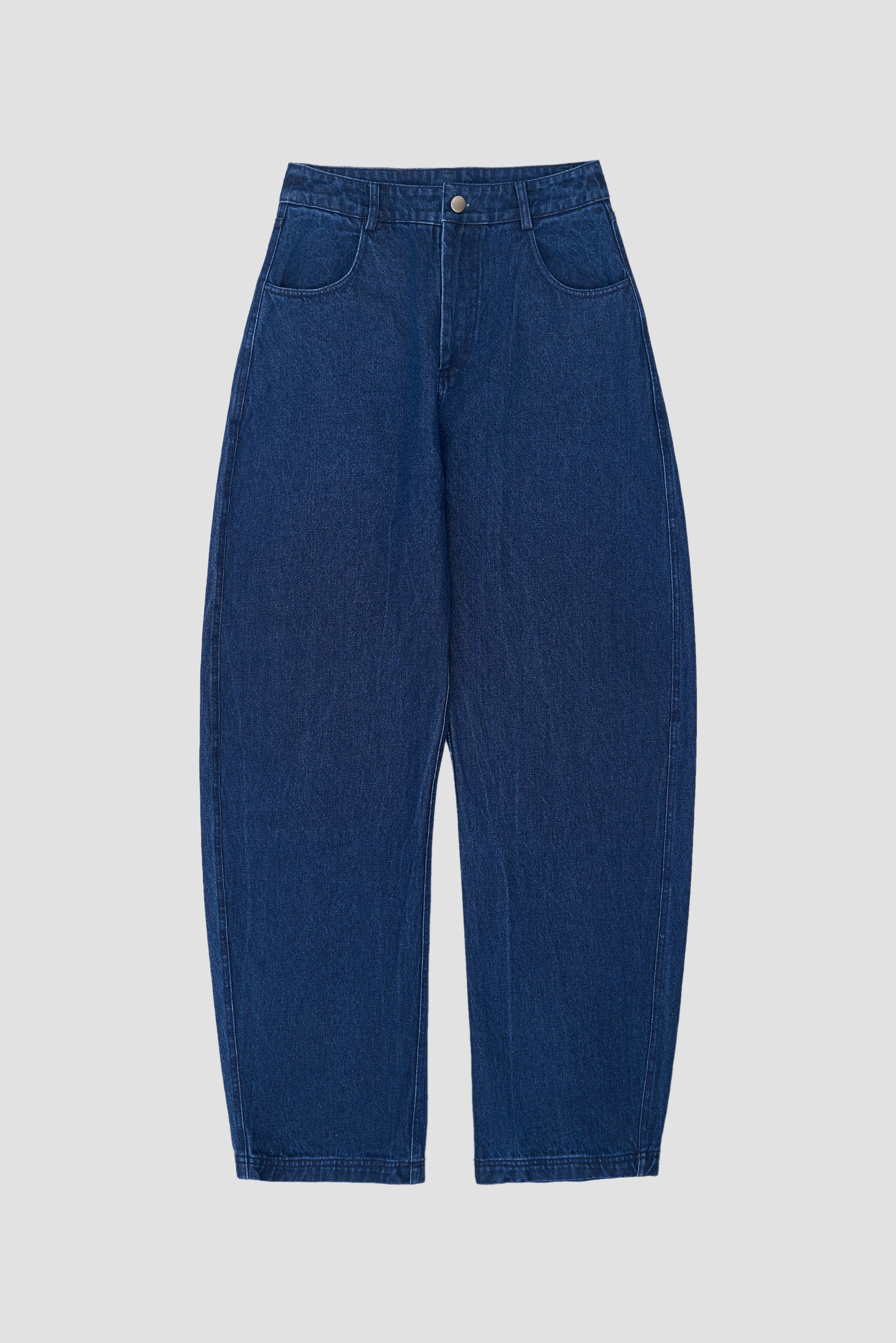 Classic - Gender Neutral Curved Leg Denim (Deep Blue +4cm)
