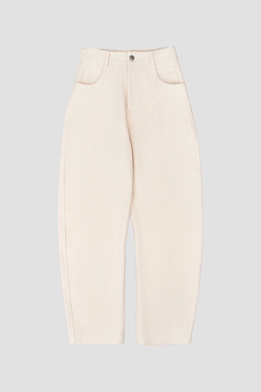Classic - Gender Neutral Curved Leg Denim (Off White)