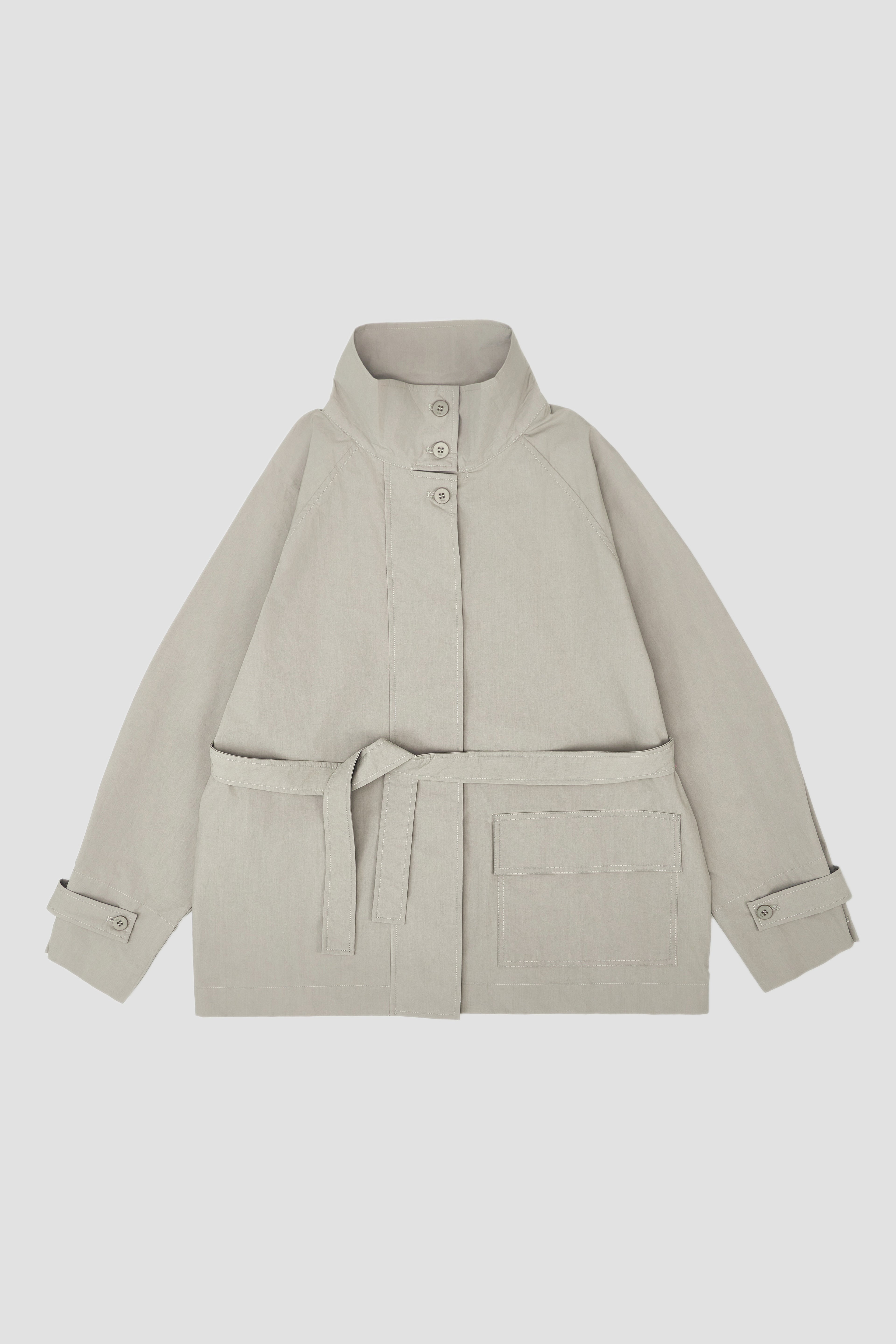 Classic - Gender Neutral Light Trench Outer (Olive Grey)