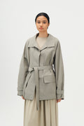 Classic - Gender Neutral Light Trench Outer (Olive Grey)