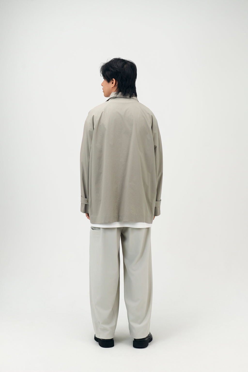 Classic - Gender Neutral Light Trench Outer (Olive Grey)