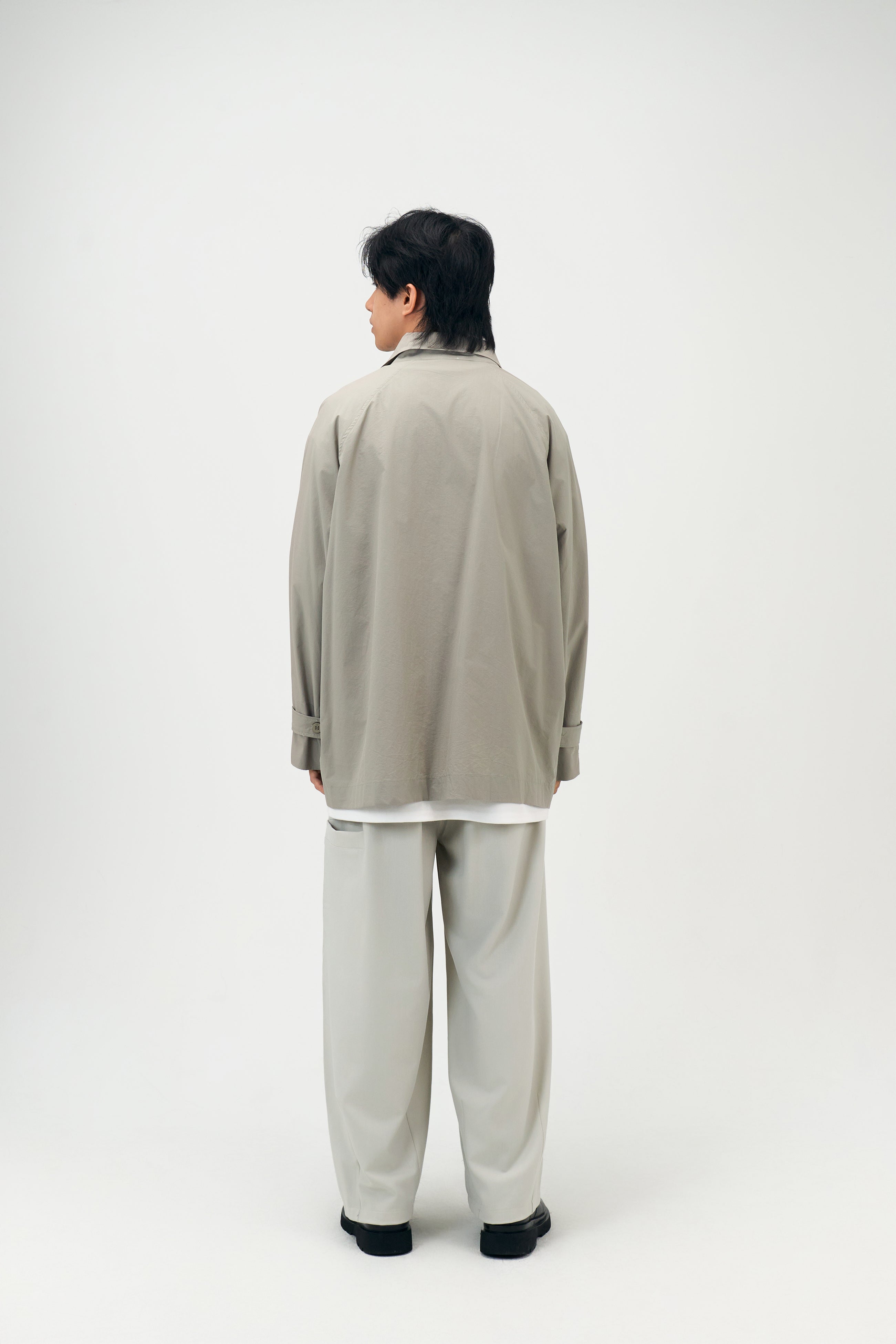 Classic - Gender Neutral Light Trench Outer (Olive Grey)