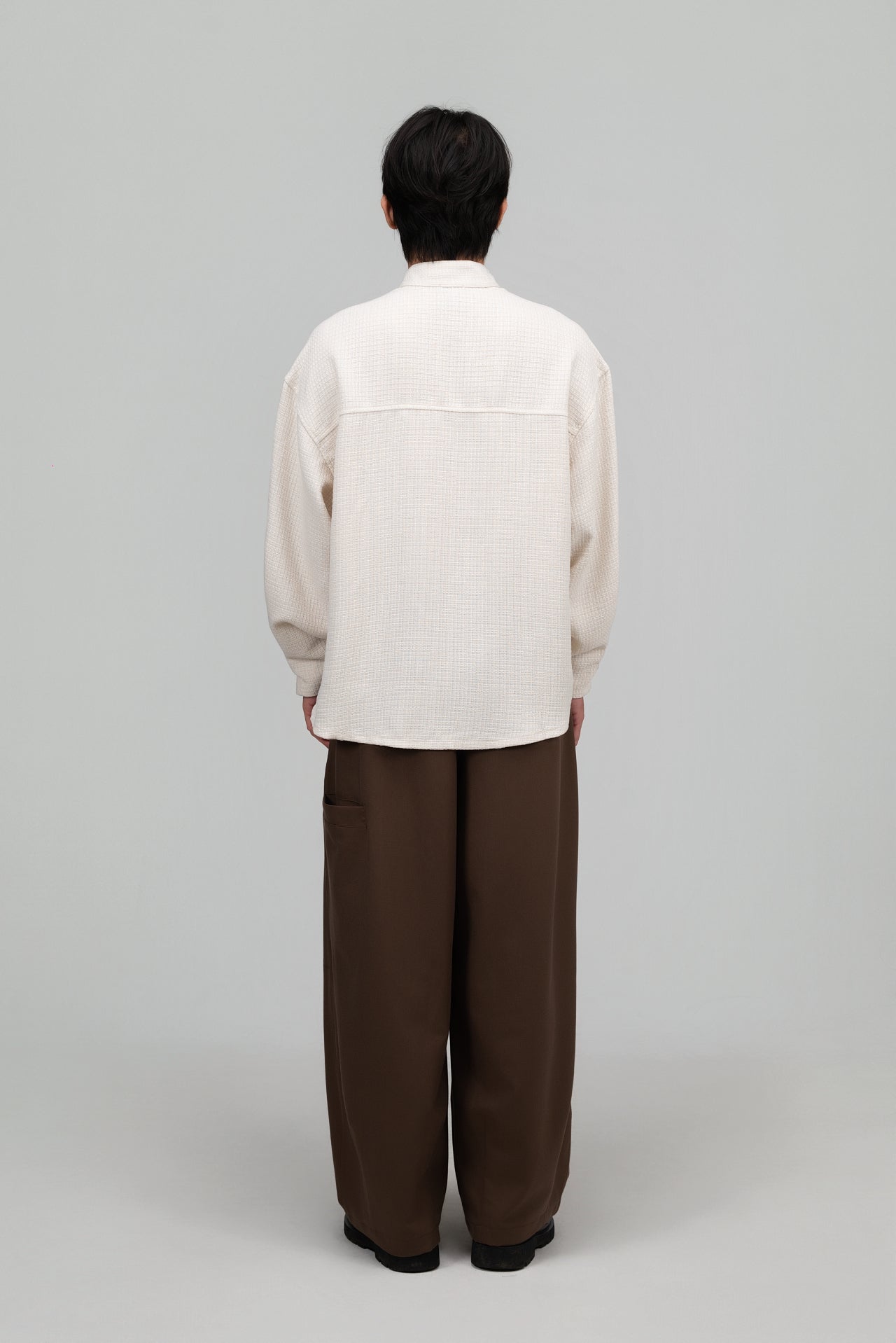 Gender Neutral Cocoon Trousers (Poly / Brown)