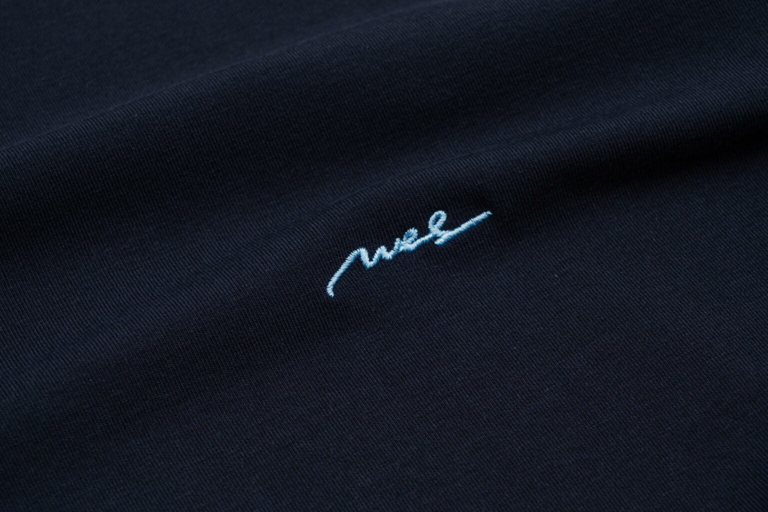 Gender Neutral Drift Knit Straight Long Tee (Navy)