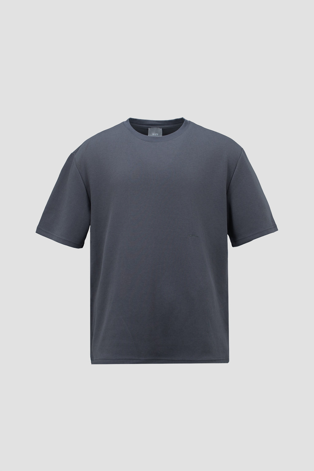 Gender Neutral Boxy Tee 'Practices of Simplicity' (Dark Grey)