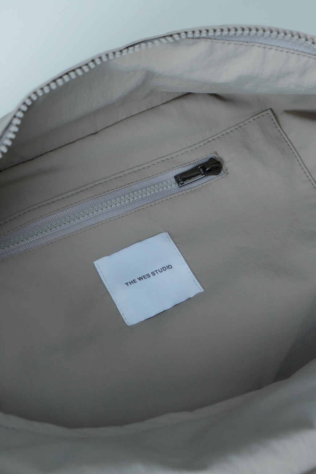 Small Loaf Nylon Bag (Light Grey)