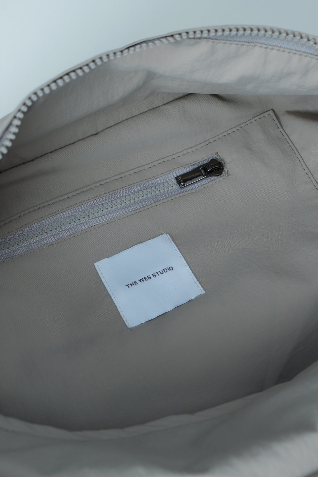 Small Loaf Nylon Bag (Light Grey)