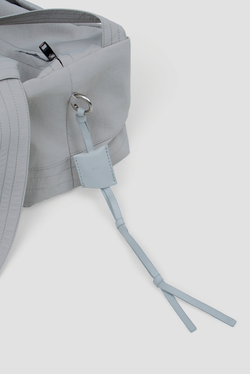 Medium Loaf Nylon Bag (Light Grey)