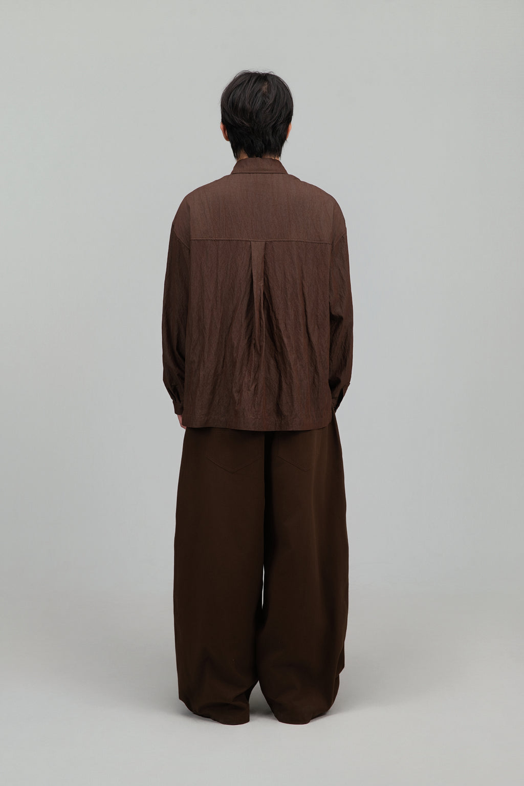 Gender Neutral Triple Knot Blouse (Brown)