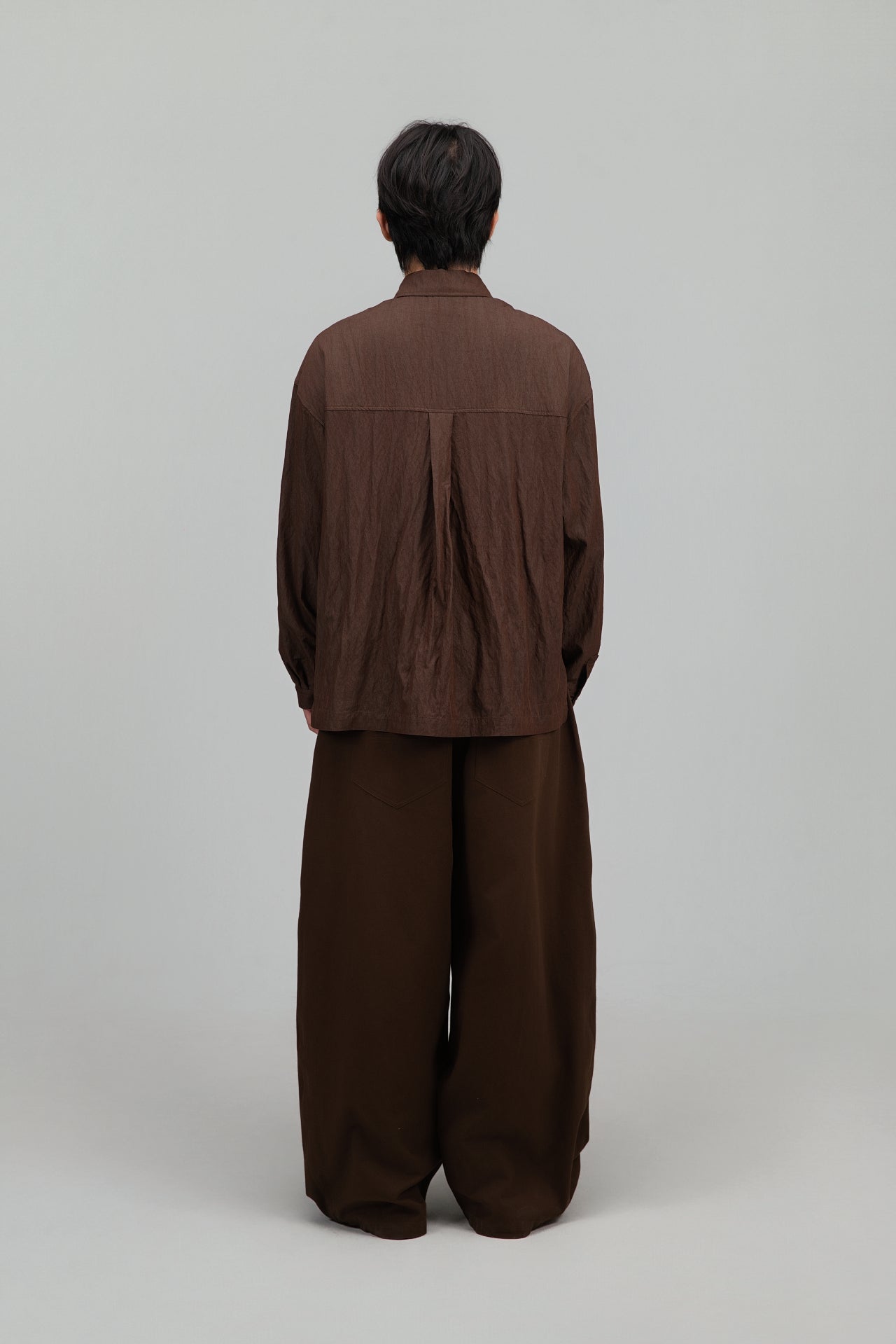 Gender Neutral Triple Knot Blouse (Brown)