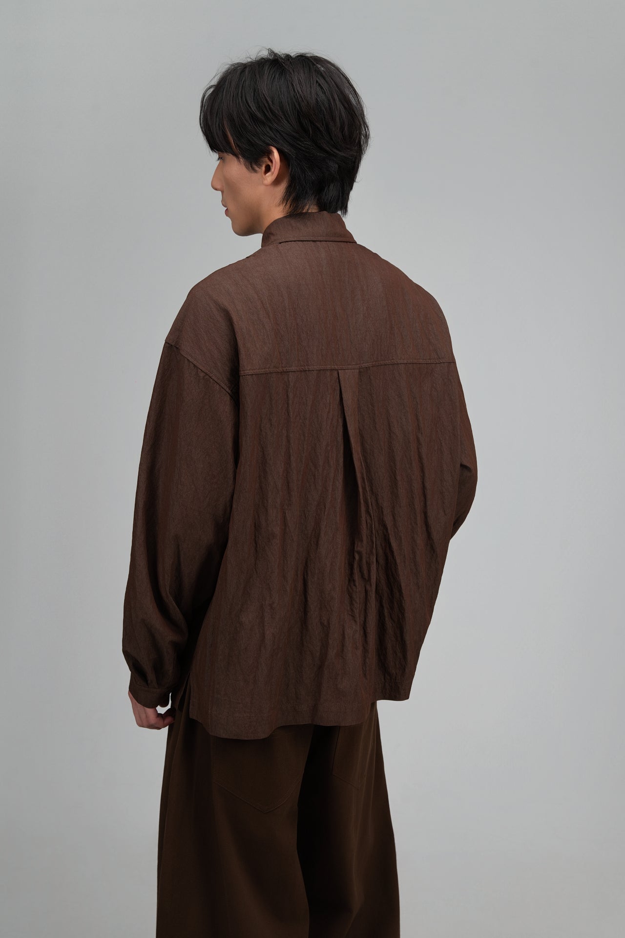 Gender Neutral Triple Knot Blouse (Brown)