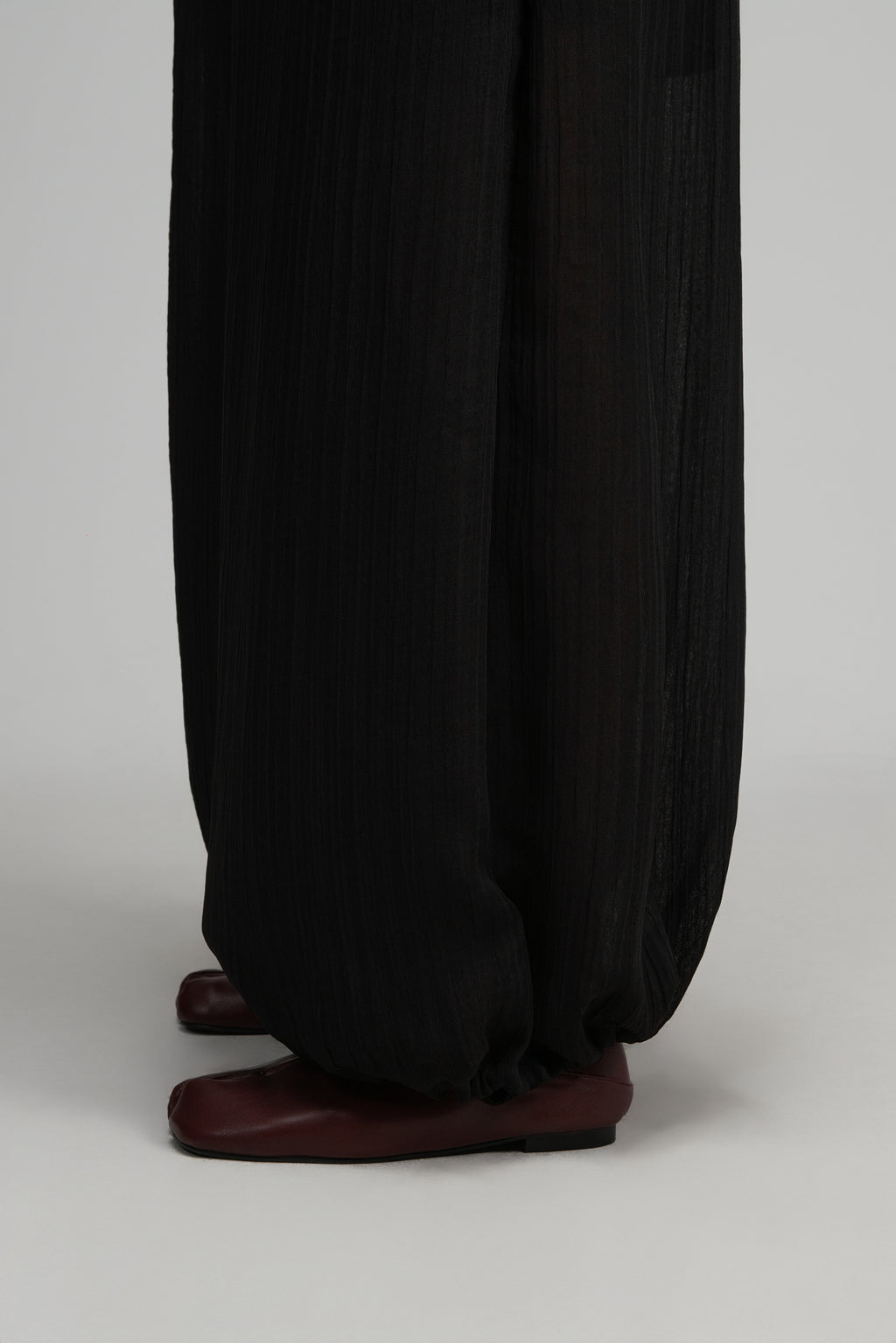 Soft Lantern Pants w/ Lining (Black)