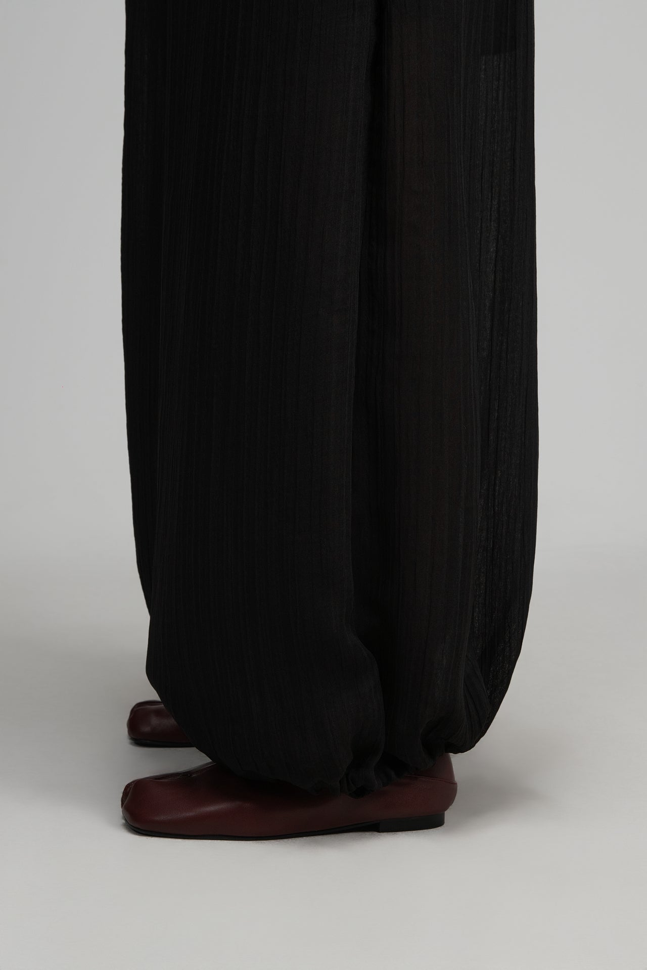 Soft Lantern Pants w/ Lining (Black)