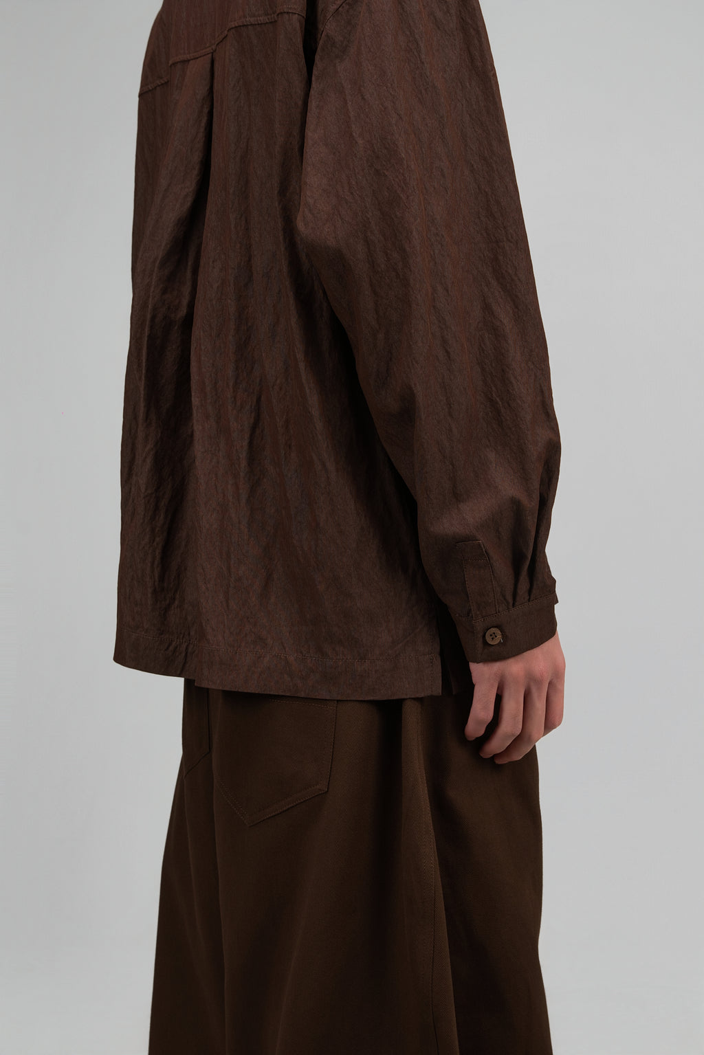 Gender Neutral Triple Knot Blouse (Brown)