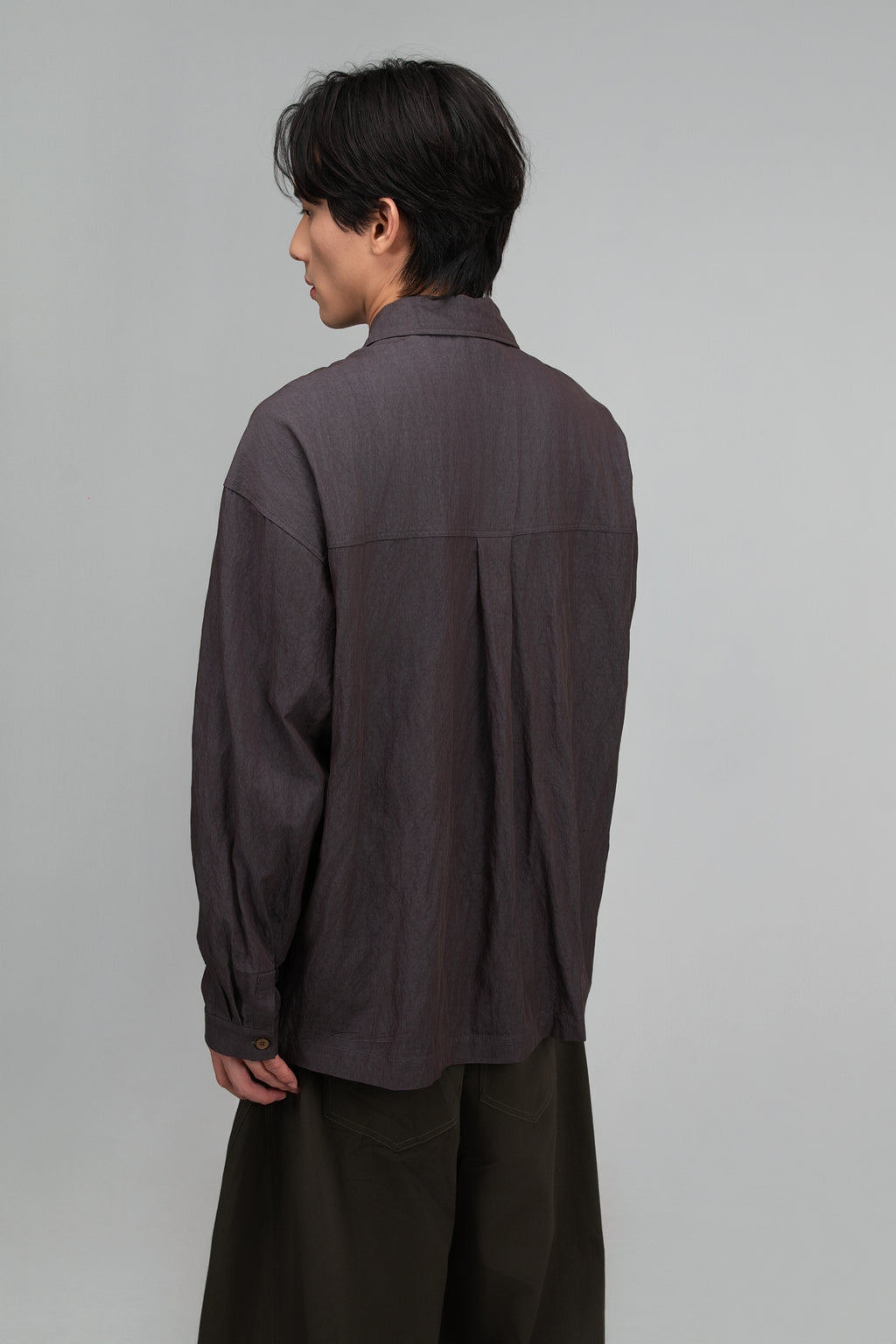 Gender Neutral Triple Knot Blouse (Dark Grey)