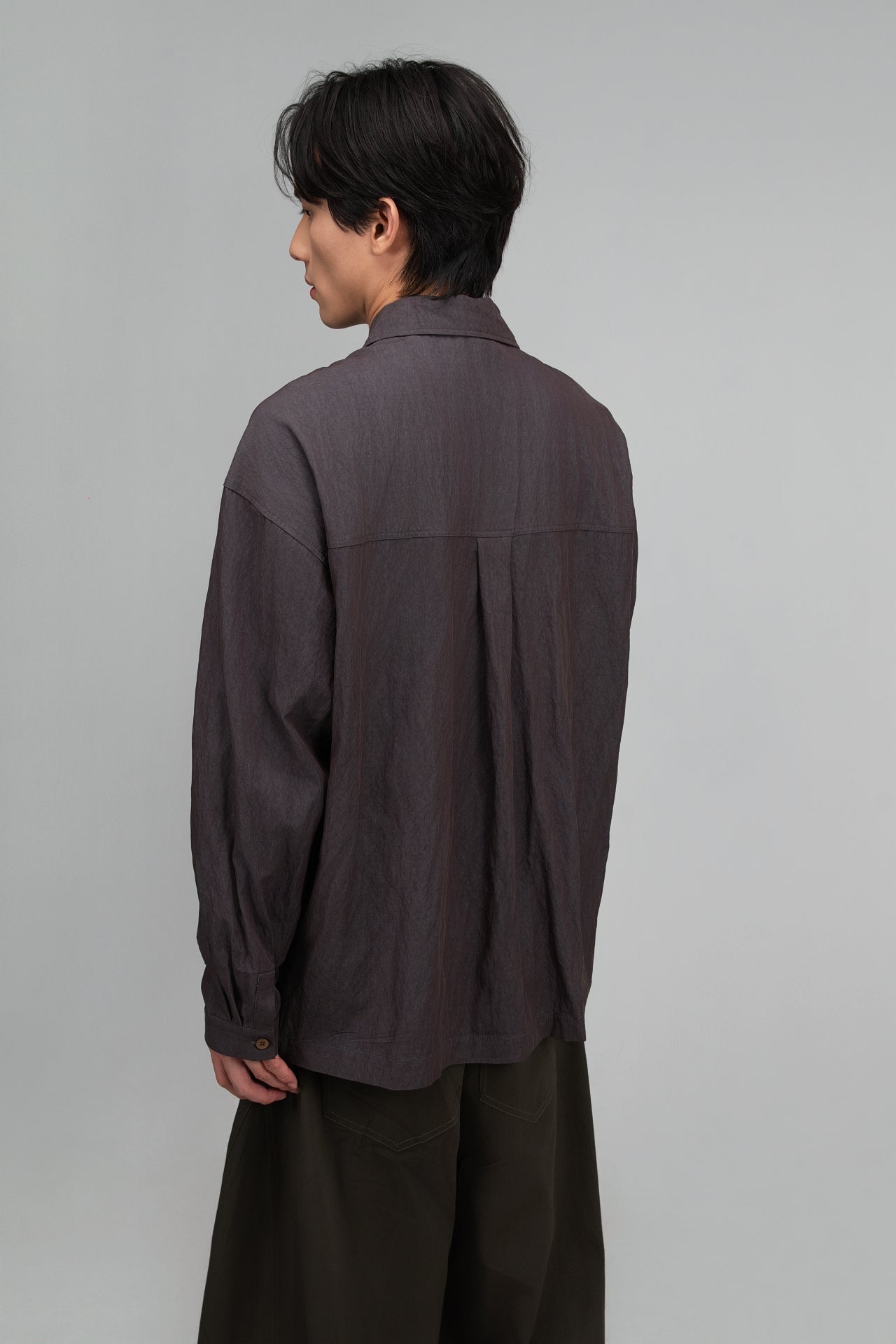 Gender Neutral Triple Knot Blouse (Dark Grey)