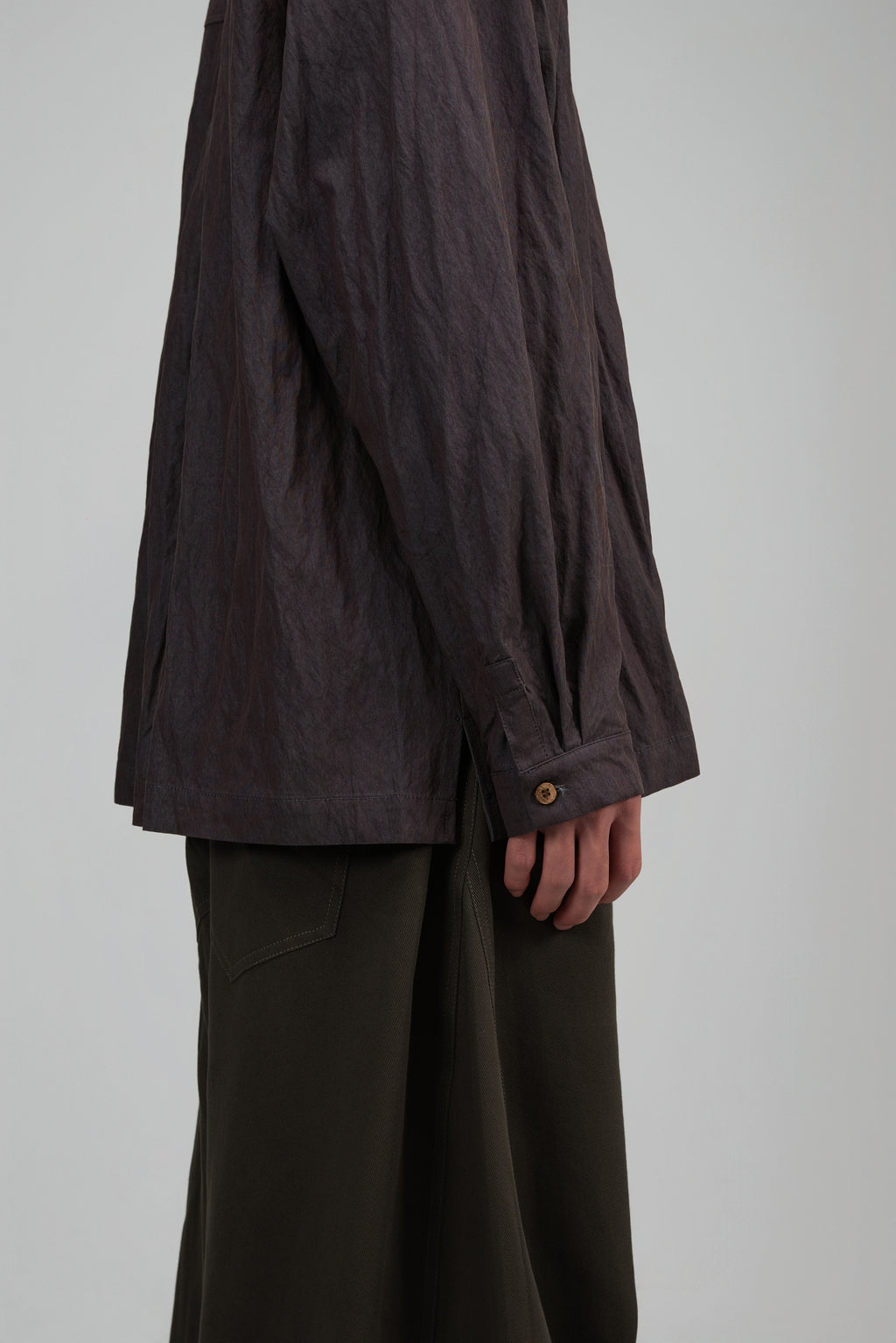 Gender Neutral Triple Knot Blouse (Dark Grey)