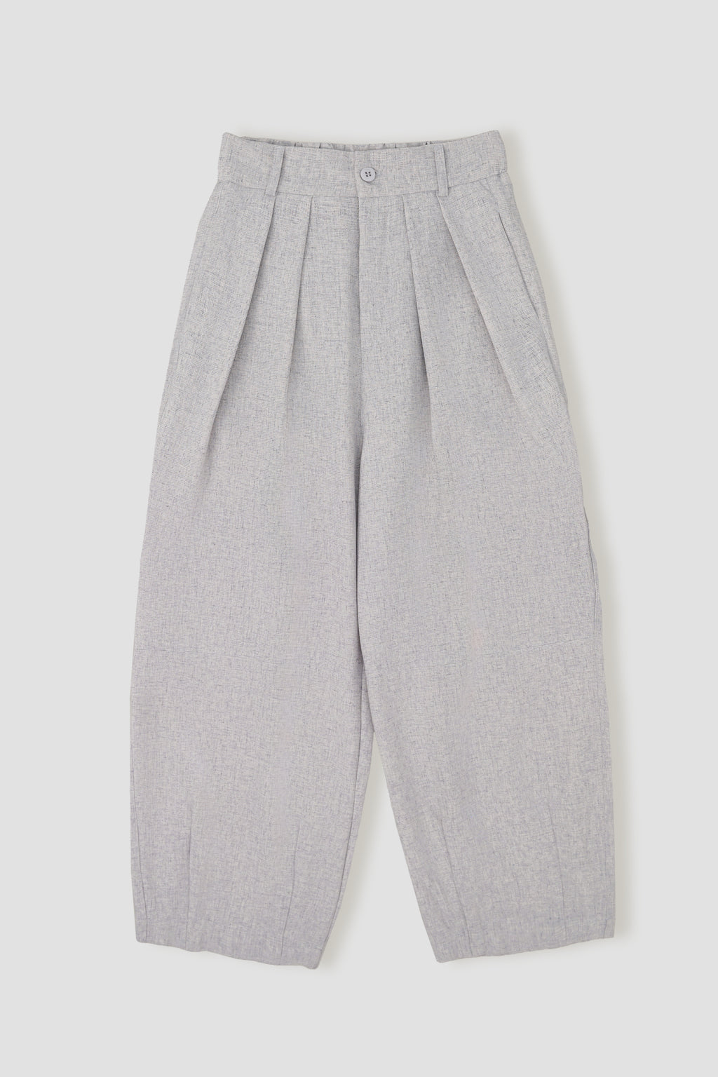 Gender Neutral Cocoon Trousers (Poly Waffle / Grey)