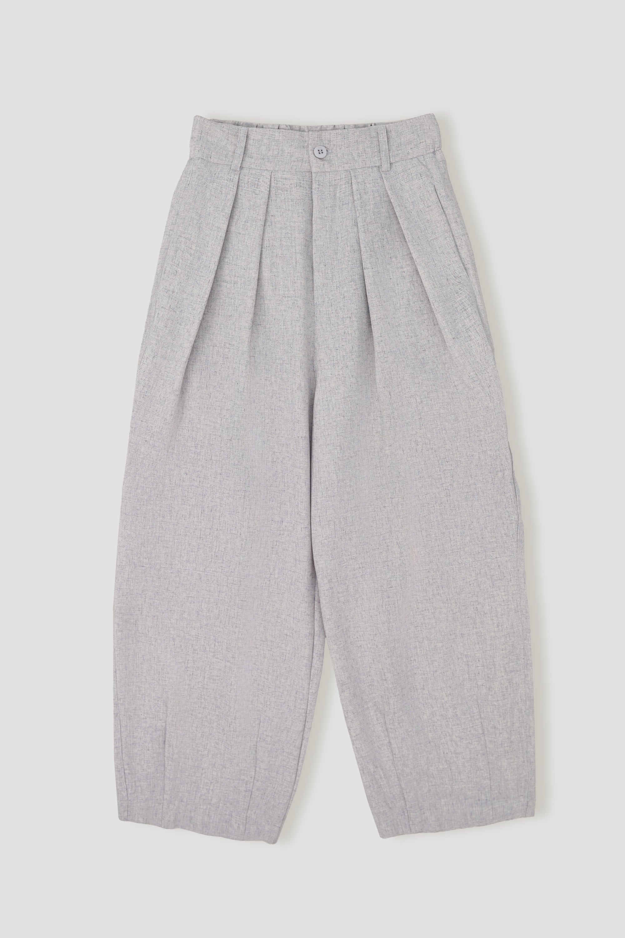 Gender Neutral Cocoon Trousers (Poly Waffle / Grey)