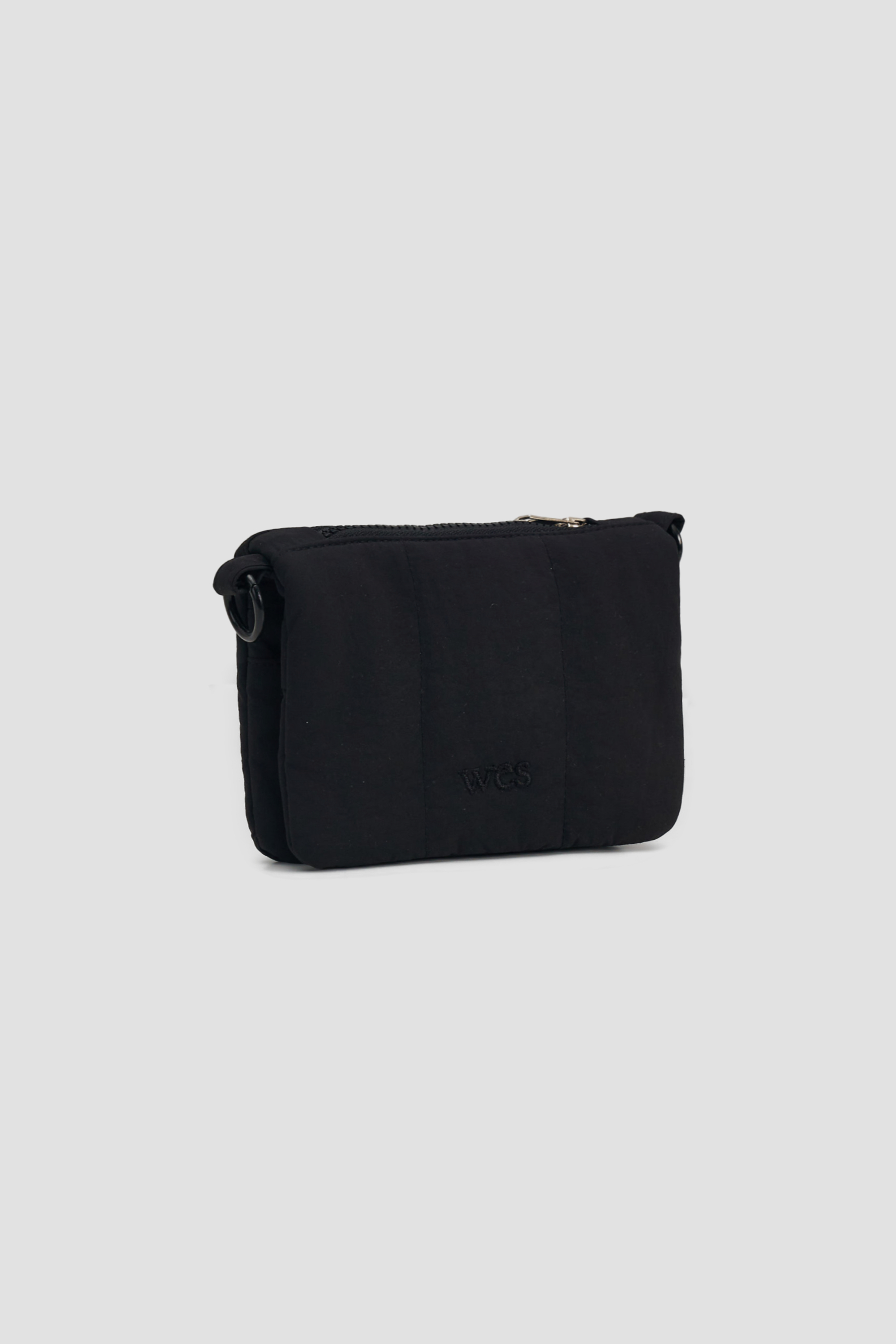 Mini Nylon Cushion Pouch (Black)