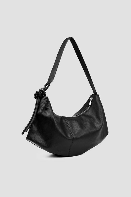 Boat Leather Bag (Black)