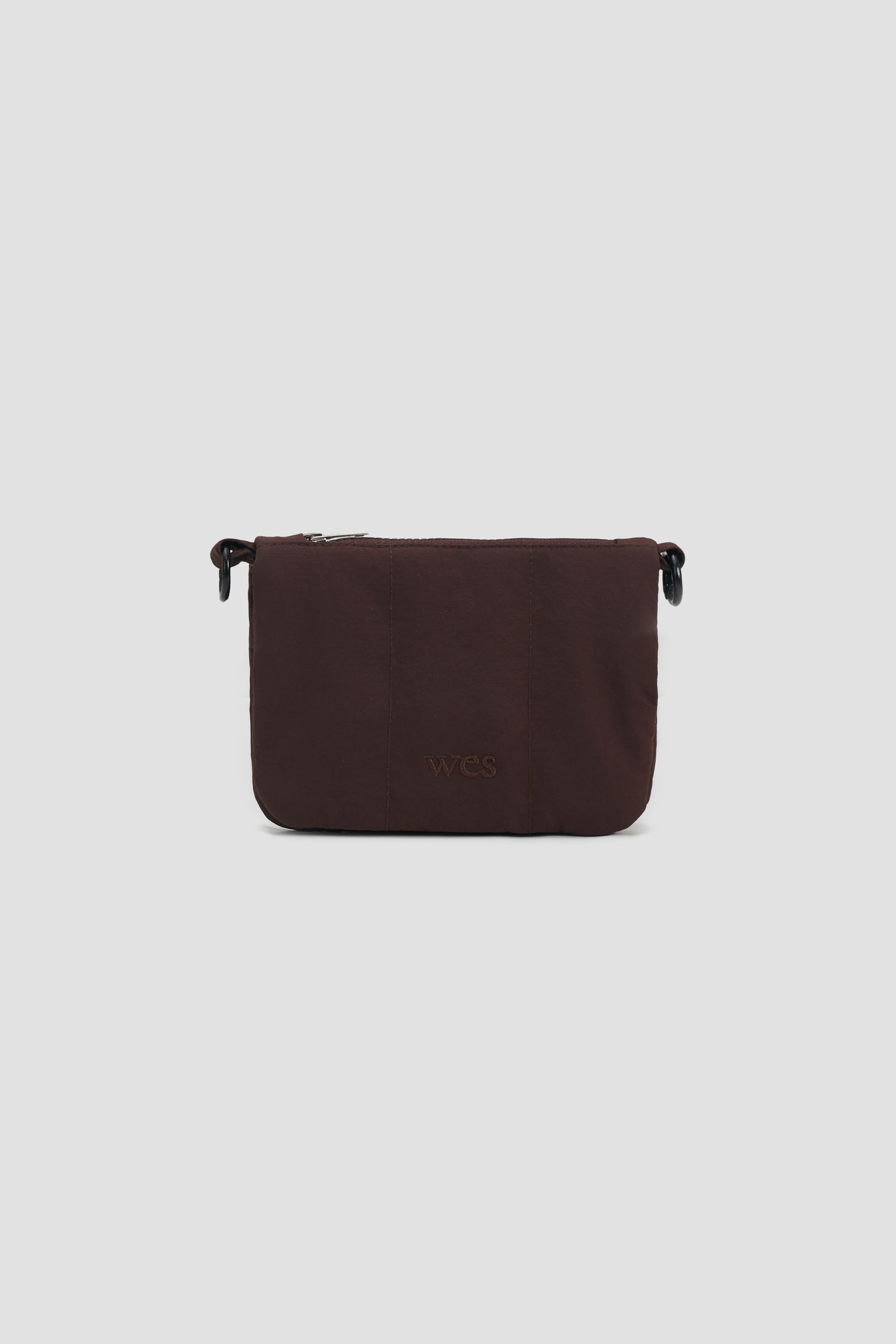 Mini Nylon Cushion Pouch (Brown)