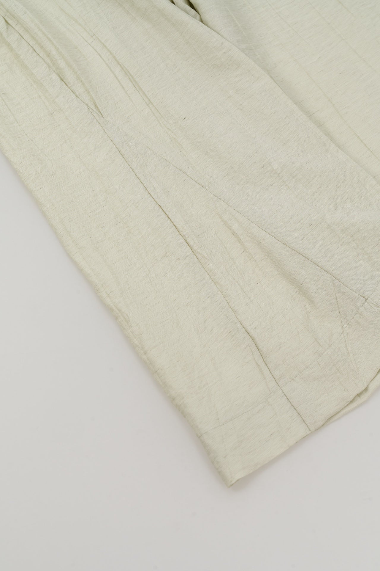 Dual Drawstring Wide Leg Pants (White)