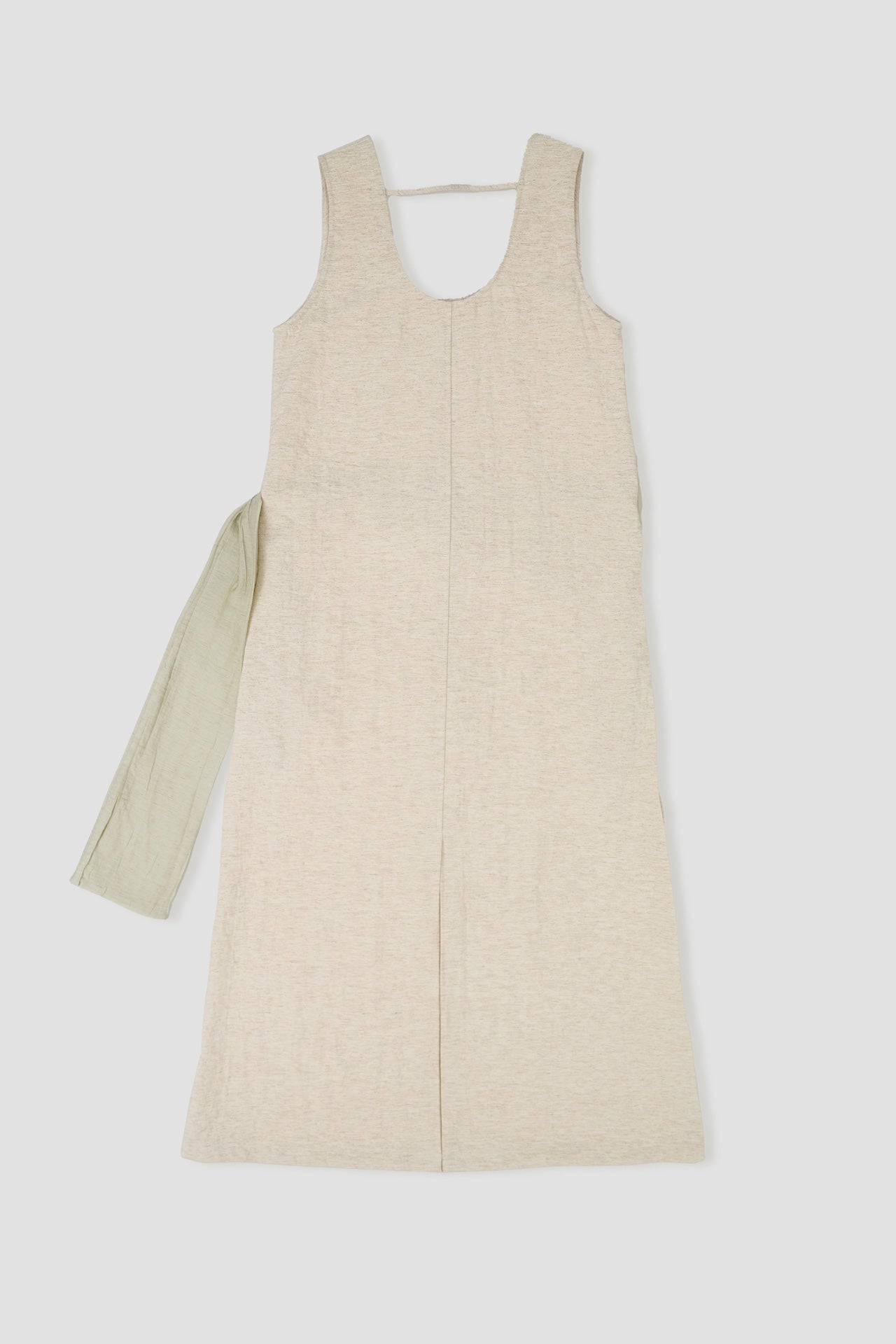 Waist Draped Maxi Tank Dress (Oat)