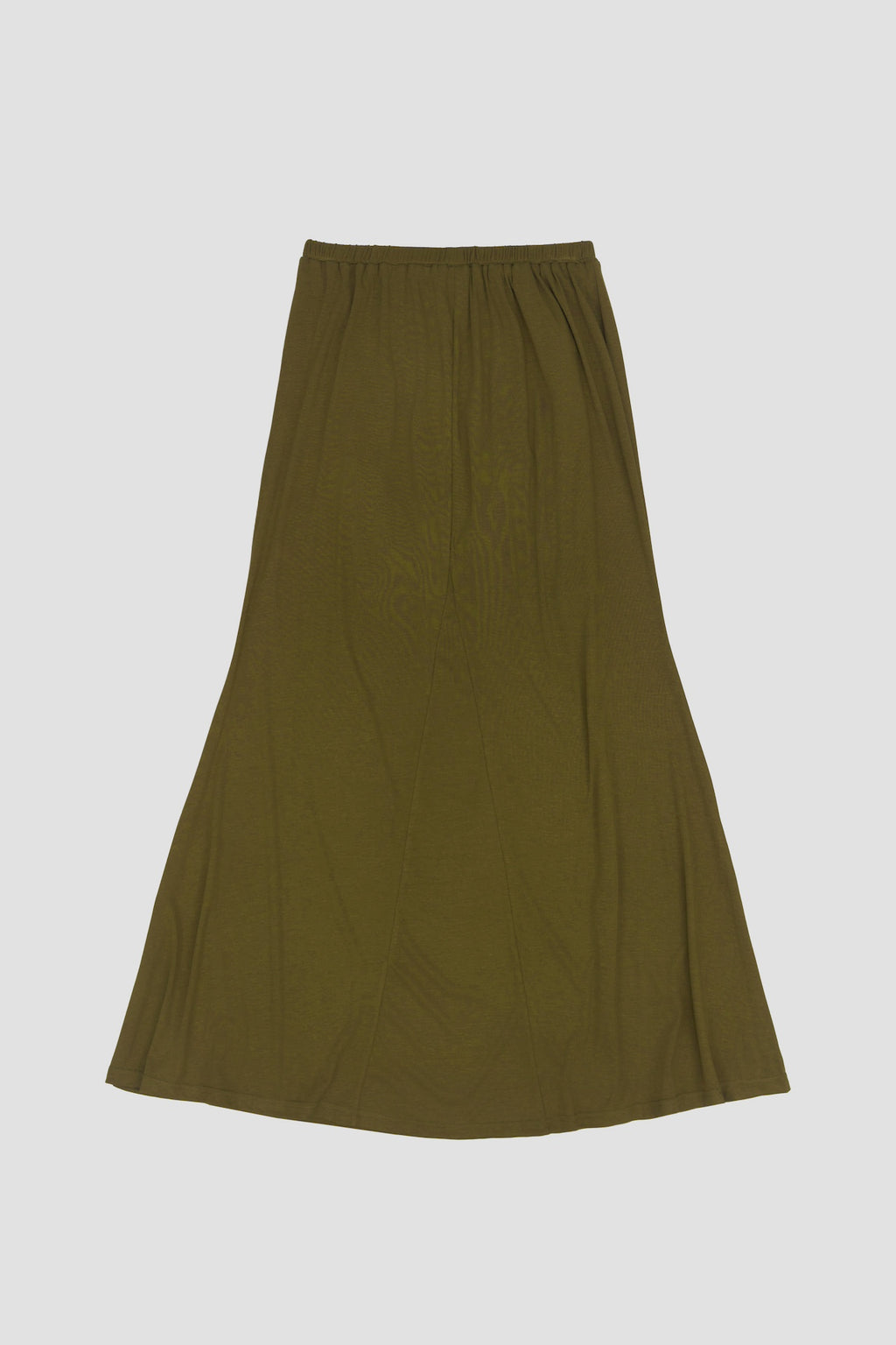 Butter Knit Godet Skirt (Olive)