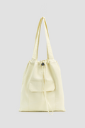 Medium Classic Nylon Tote (Light Yellow)