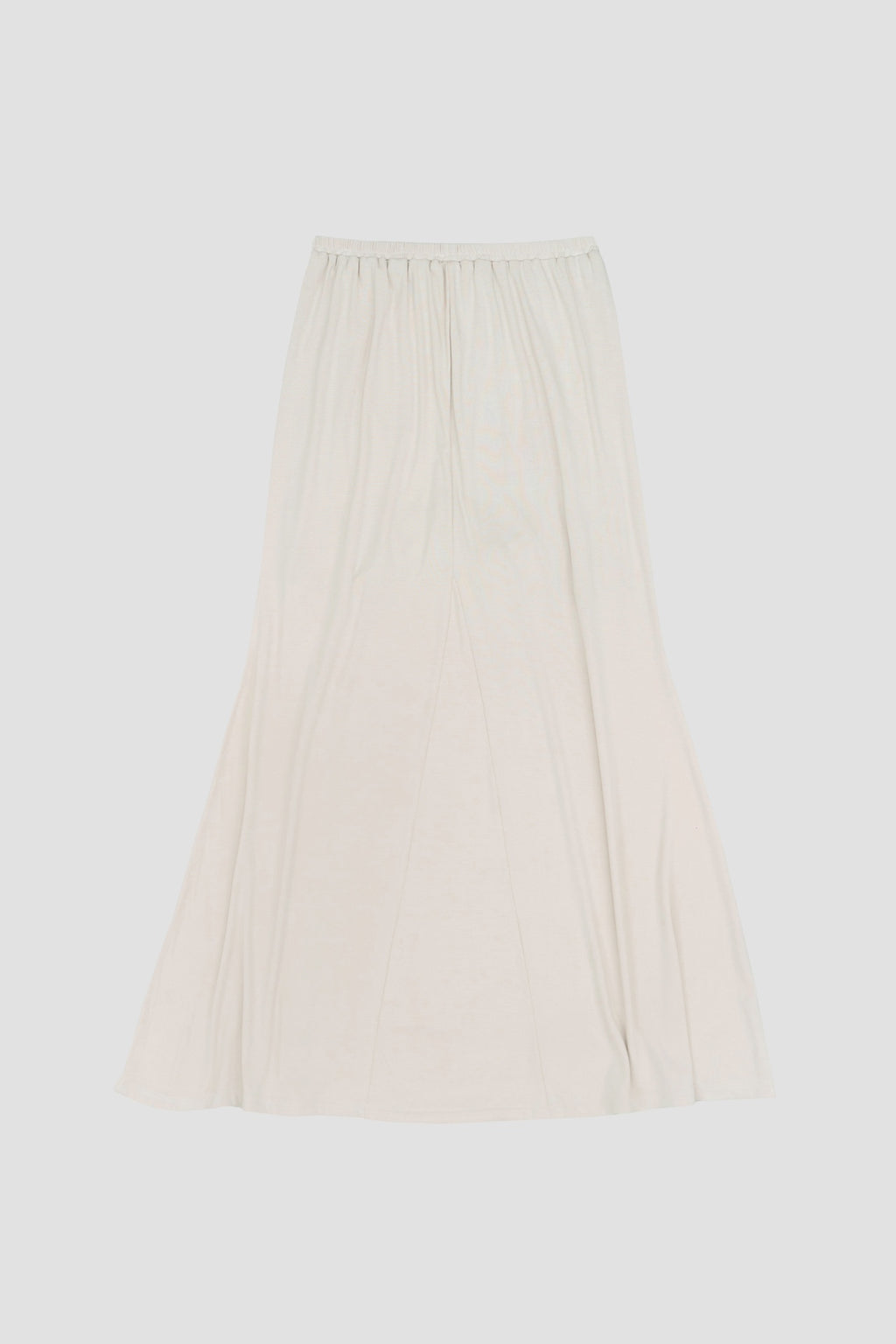 Classic - Butter Knit Godet Skirt (Off White)