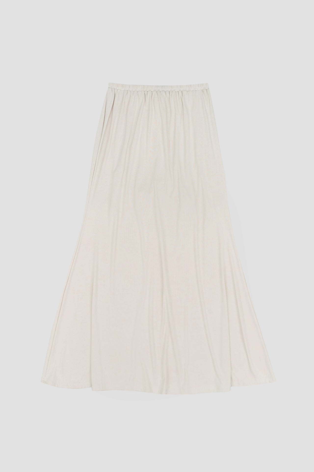 Classic - Butter Knit Godet Skirt (Off White)