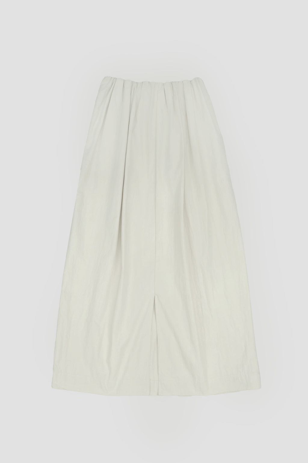 Classic - Pleated Cocoon Skirt (Off White)