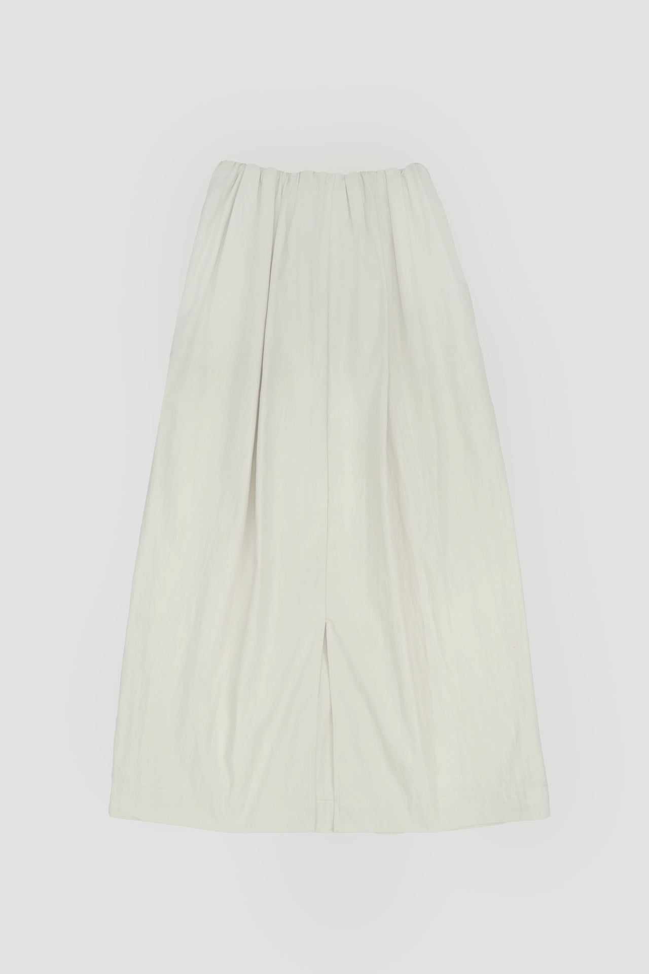 Classic - Pleated Cocoon Skirt (Off White)