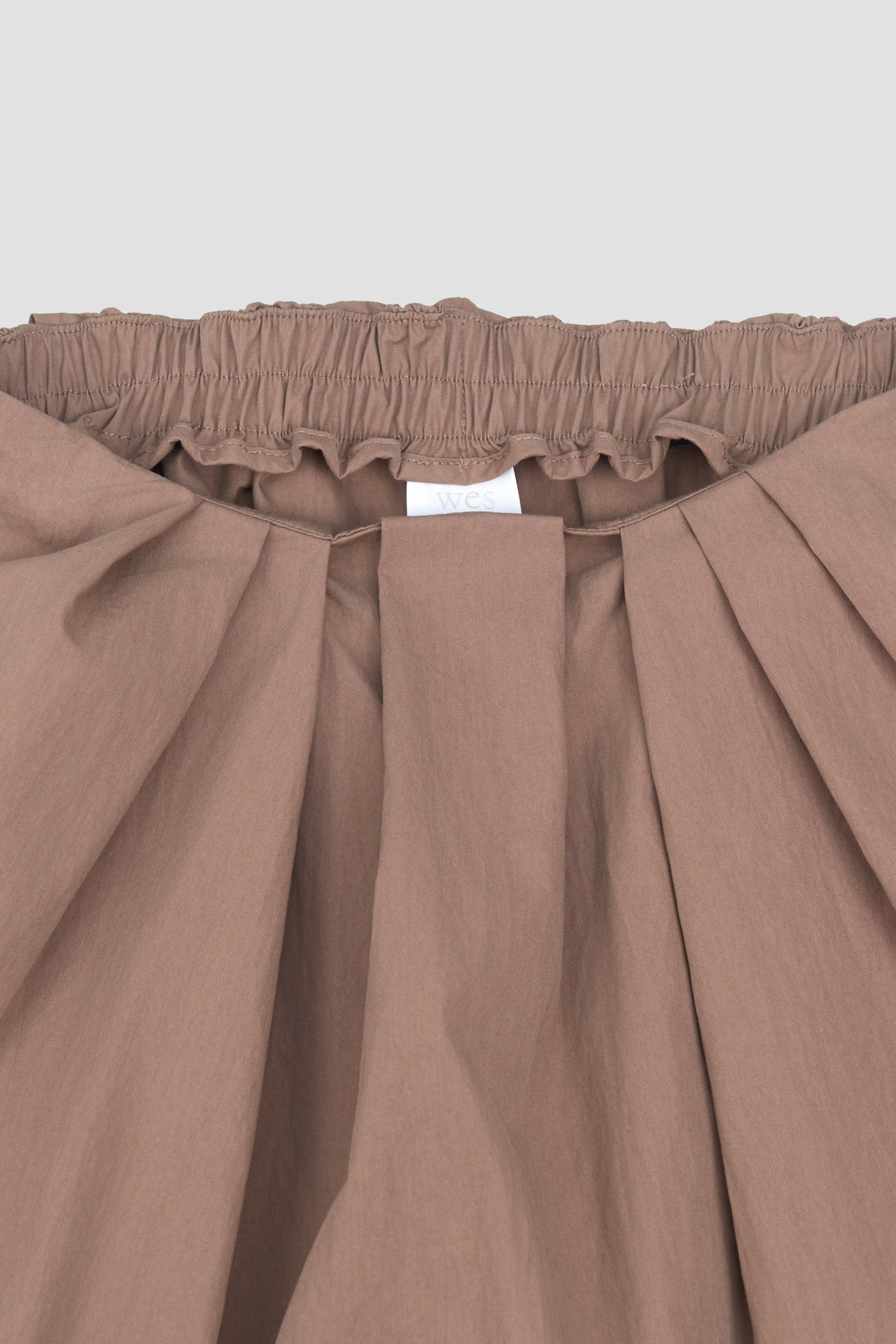 Classic - Pleated Cocoon Skirt (Black)