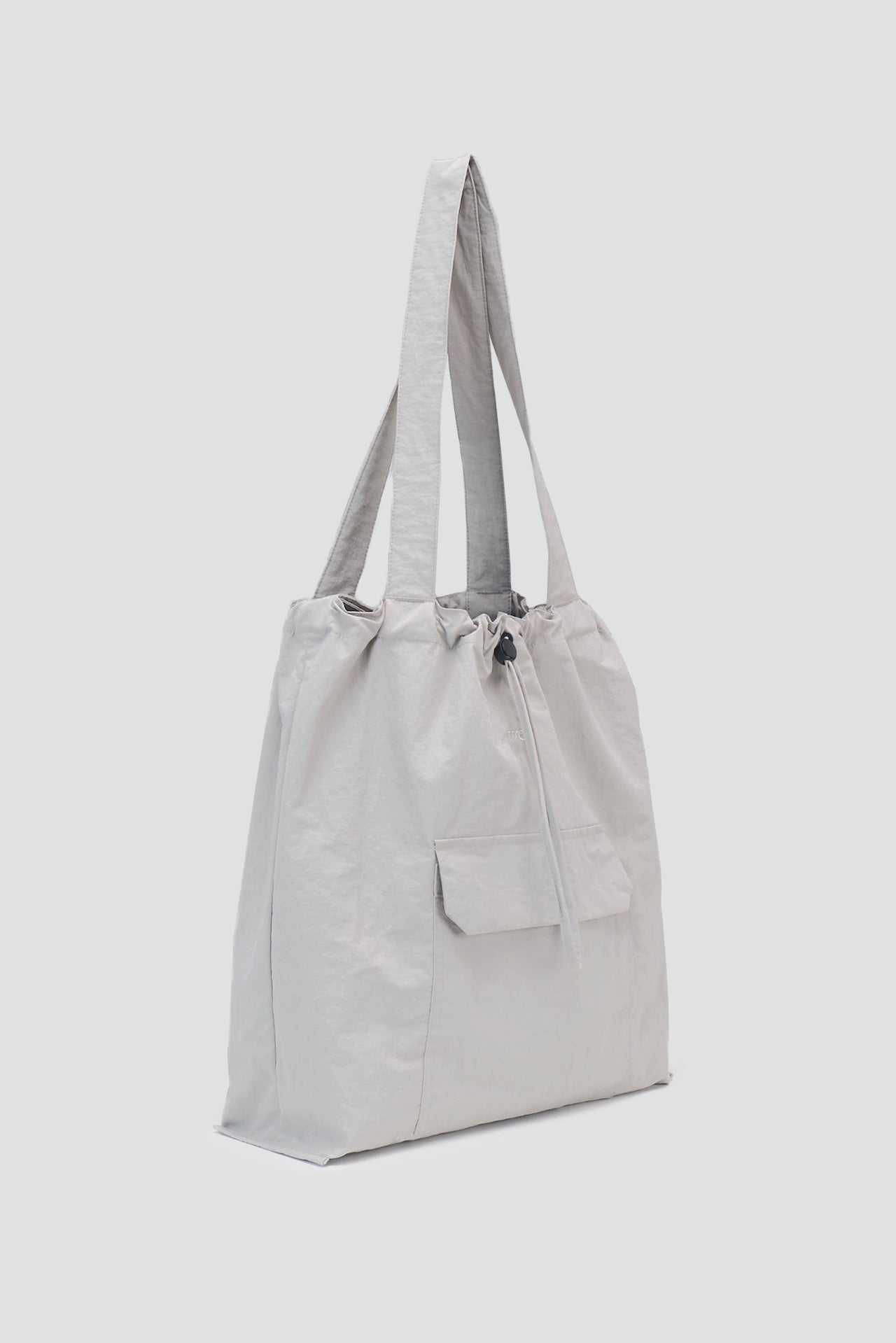 Medium Classic Nylon Tote (Light Grey)