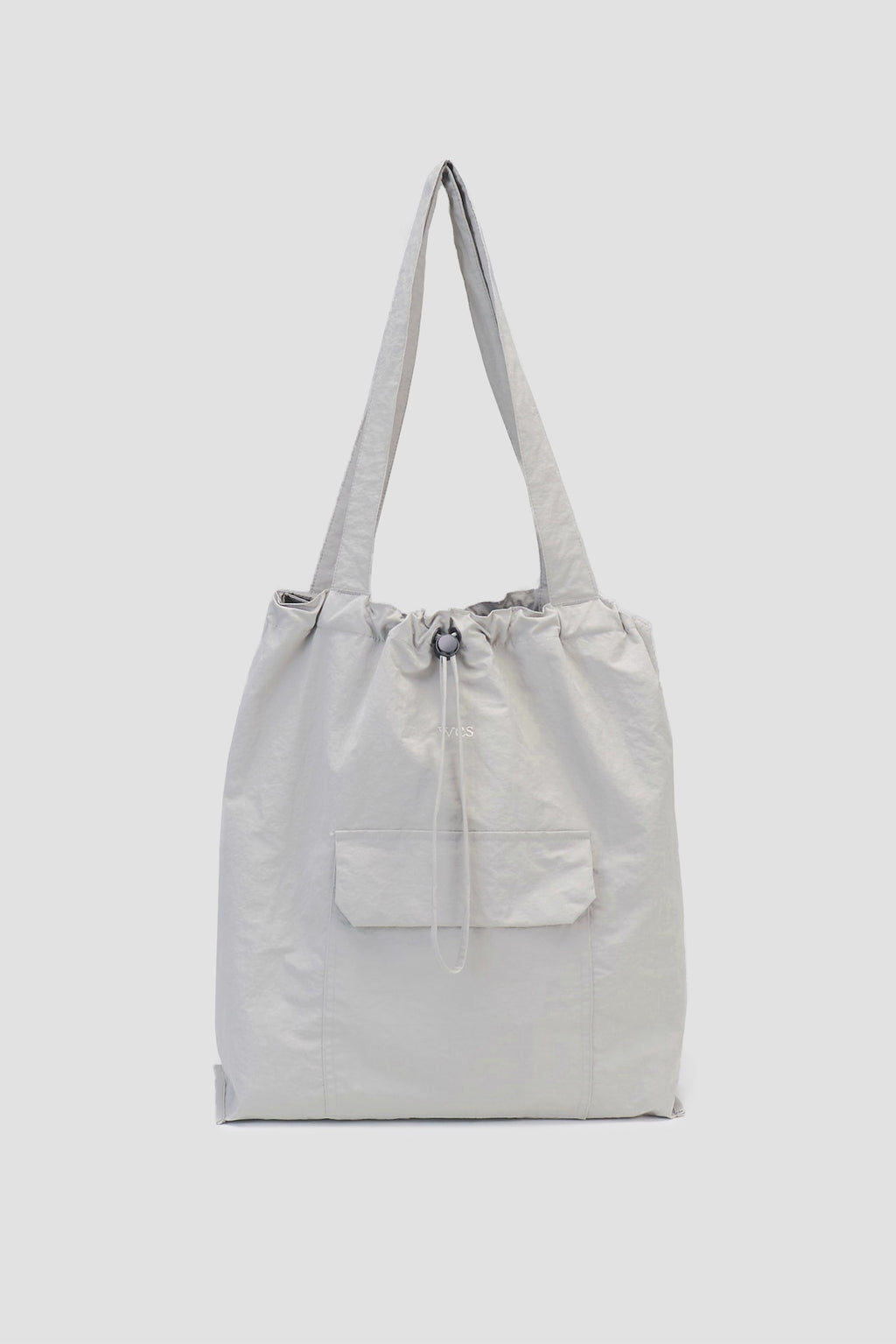 Medium Classic Nylon Tote (Light Grey)