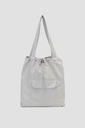 Medium Classic Nylon Tote (Light Grey)