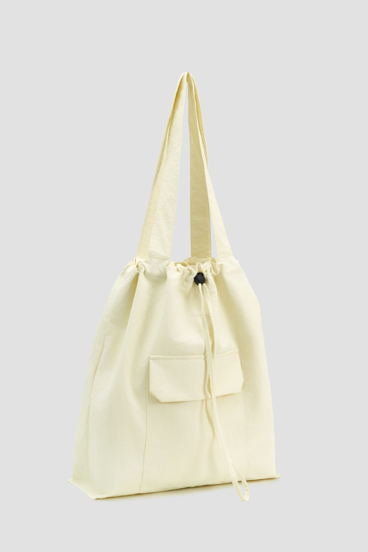 Medium Classic Nylon Tote (Light Yellow)