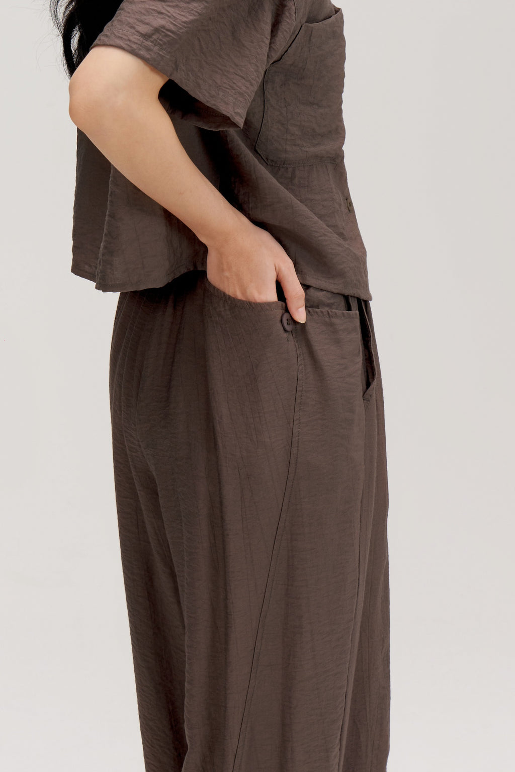 Convertible Wear Long Pants w/ Lining (Dark Grey)