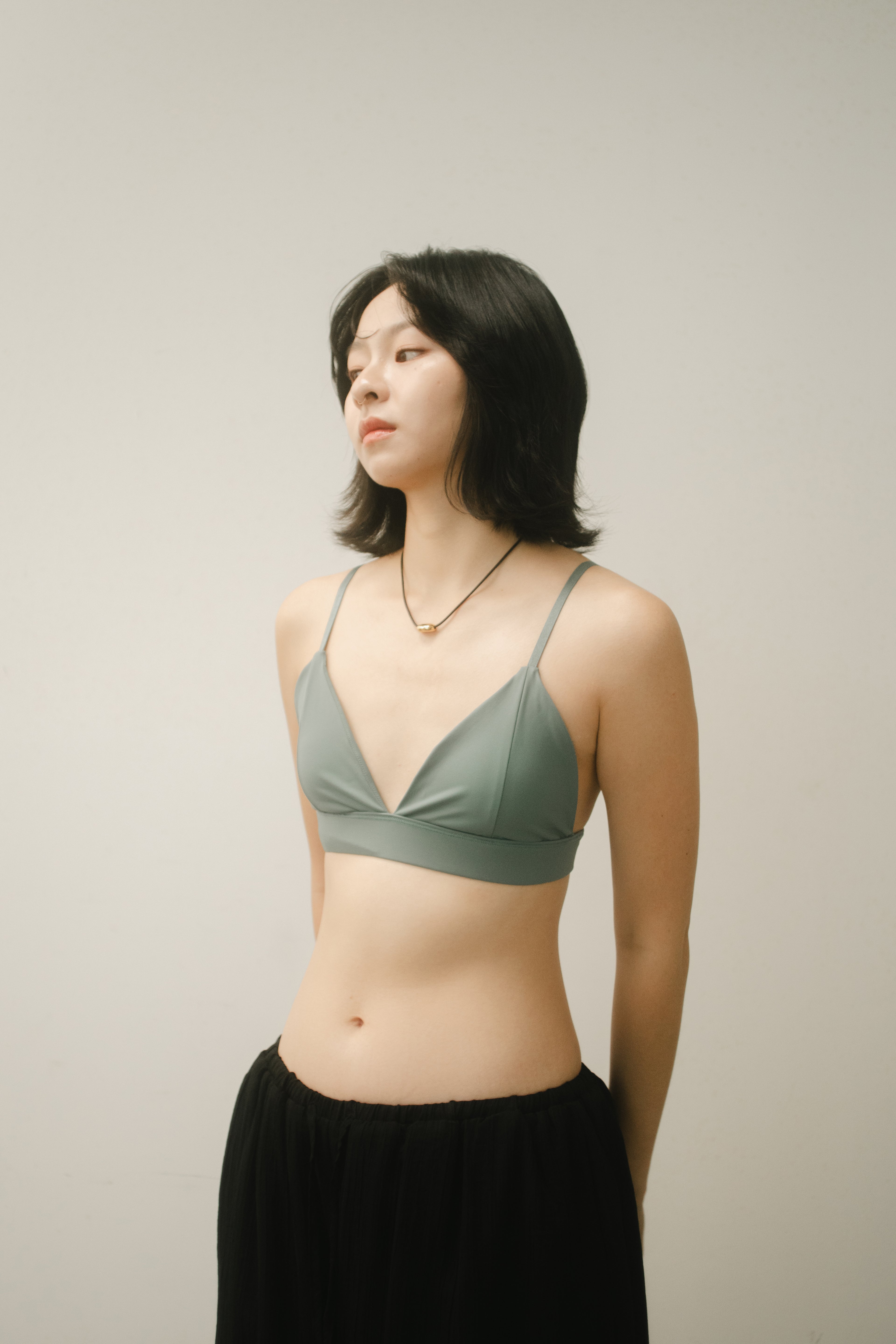 WES x GUNG x SO | [So] Simplicity V-Bra (Teal)