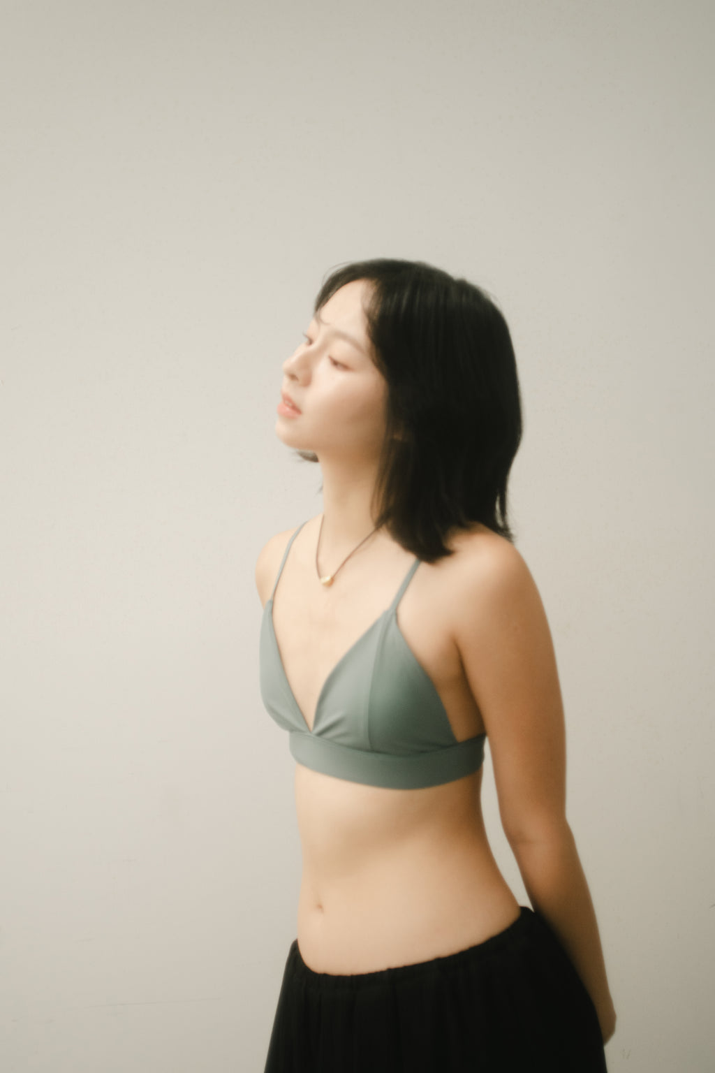WES x GUNG x SO | [So] Simplicity V-Bra (Teal)