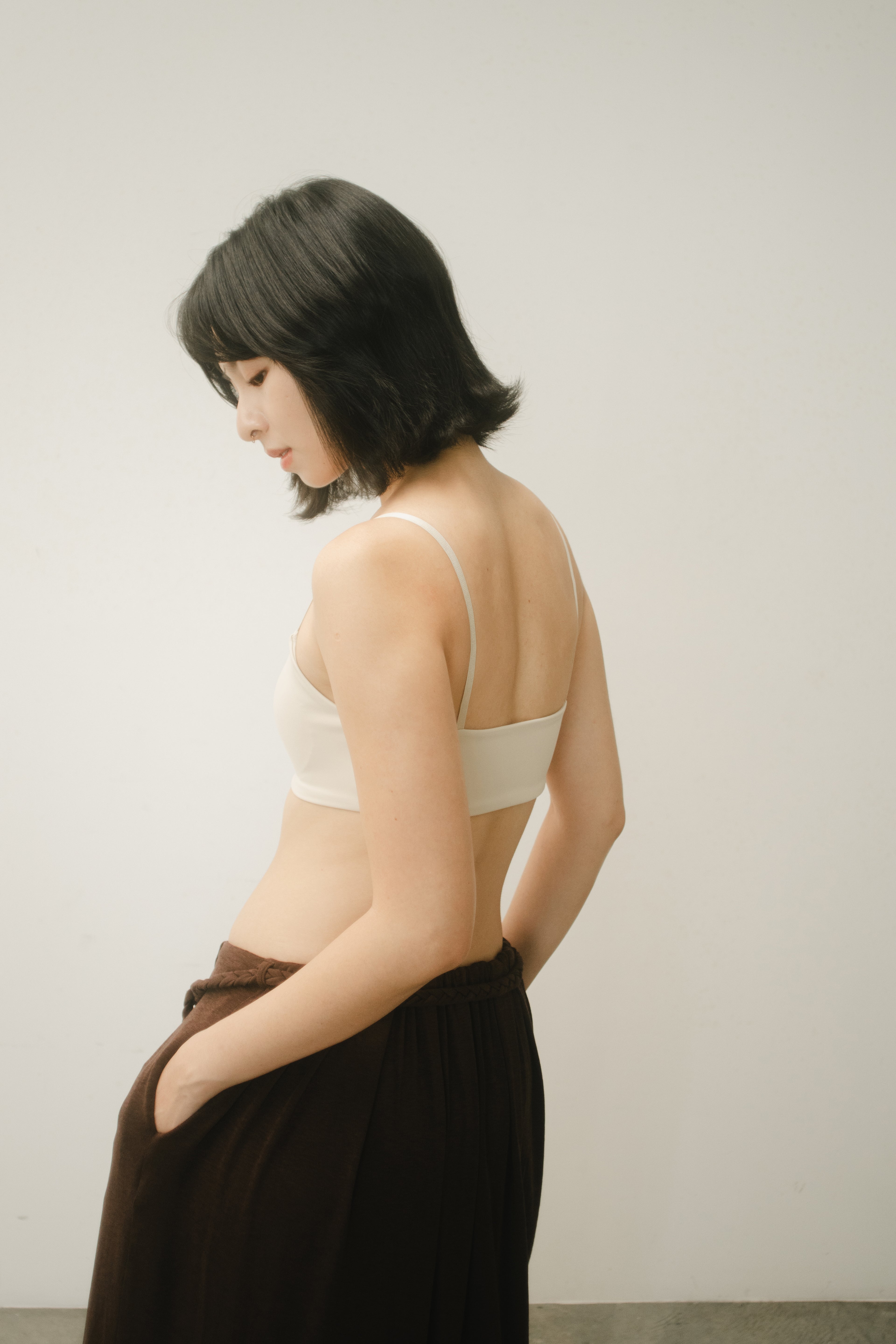 WES x GUNG x SO | [So] Simplicity Square Bra (Cream)