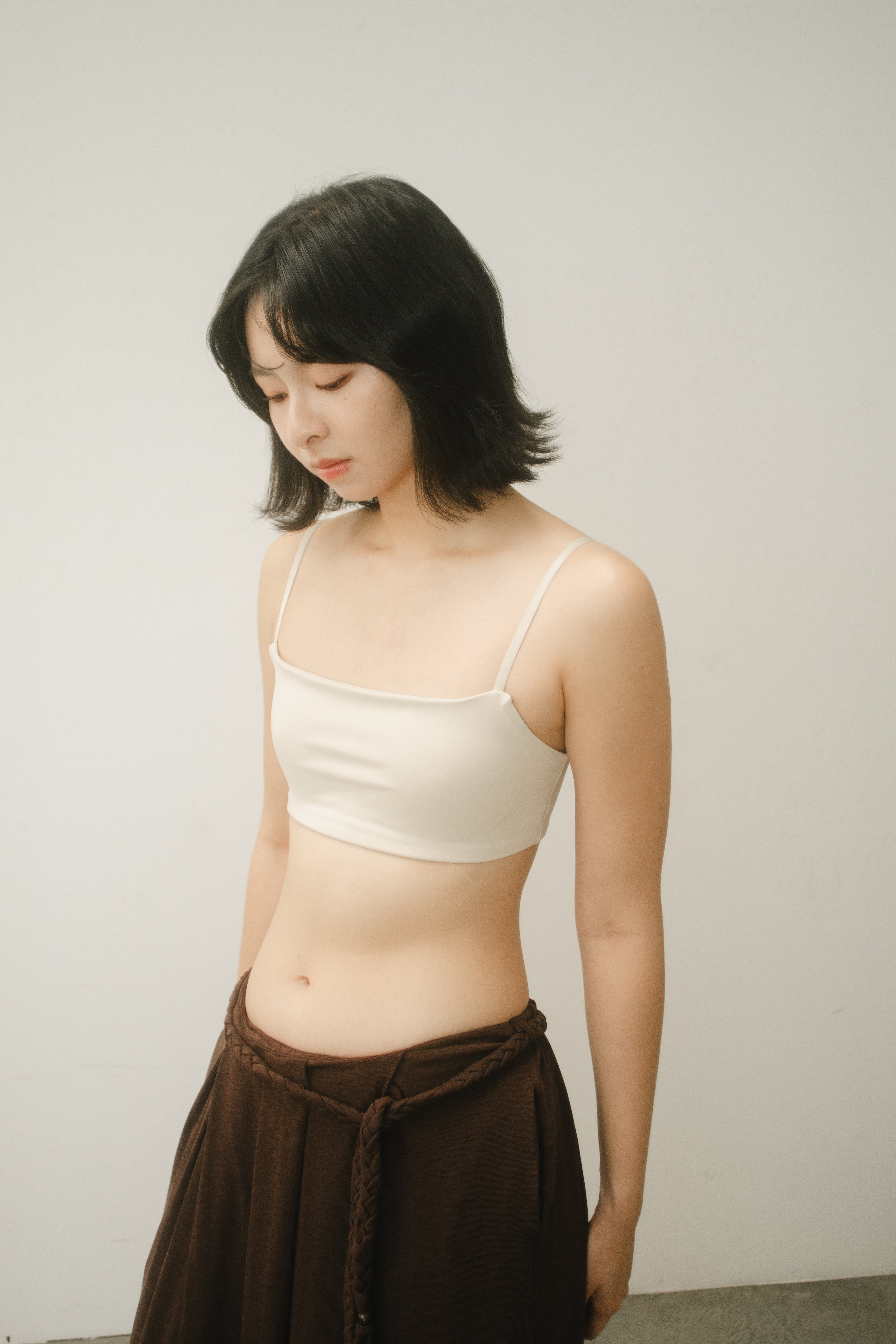 WES x GUNG x SO | [So] Simplicity Square Bra (Cream)