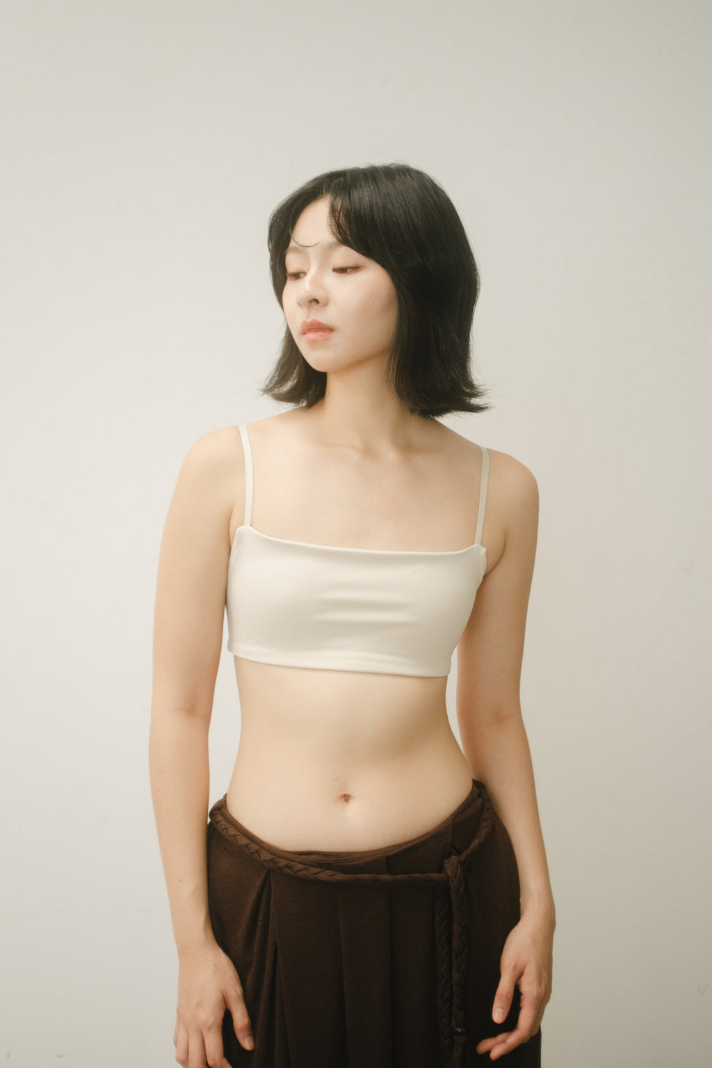 WES x GUNG x SO | [So] Simplicity Square Bra (Cream)