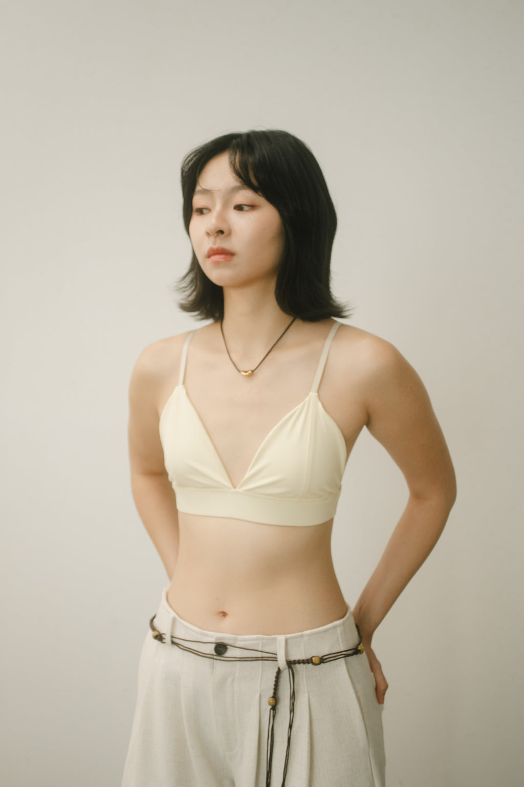 WES x GUNG x SO | [So] Simplicity V-Bra (Butter)